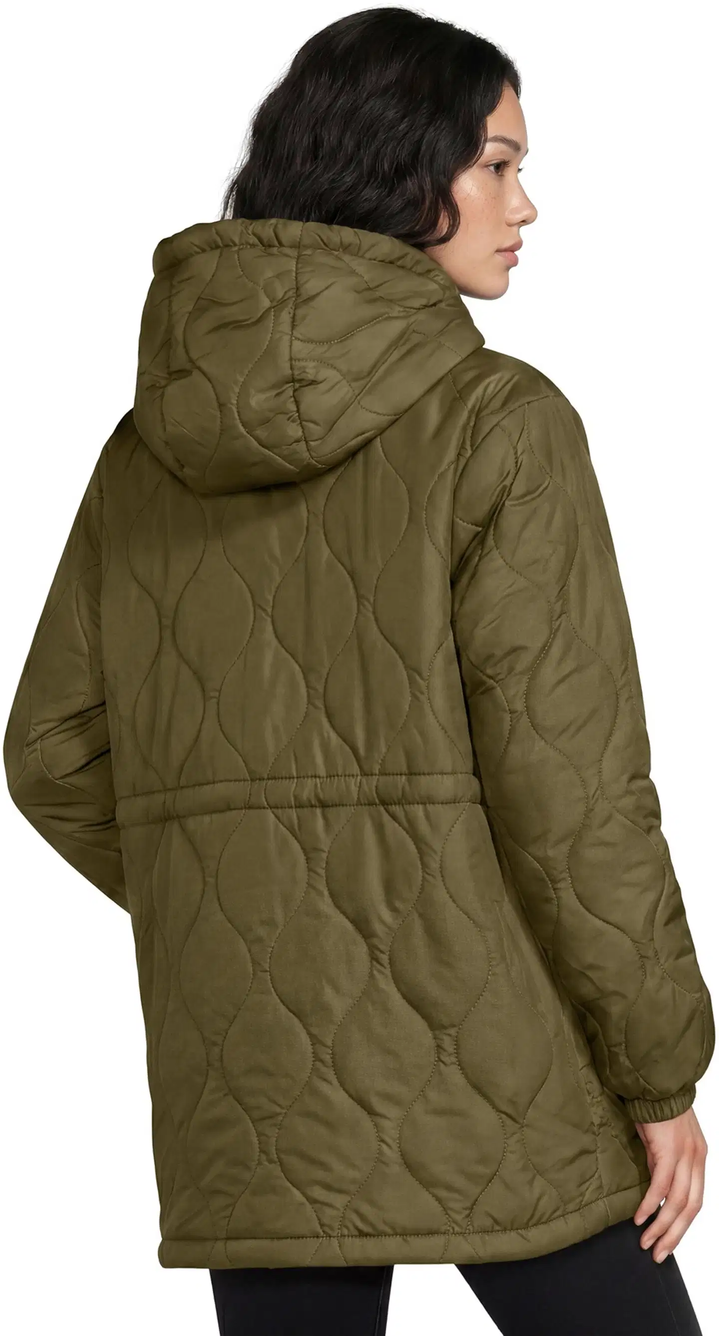 House naisten vanuparkatakki 225H352663 - Dark olive - 4
