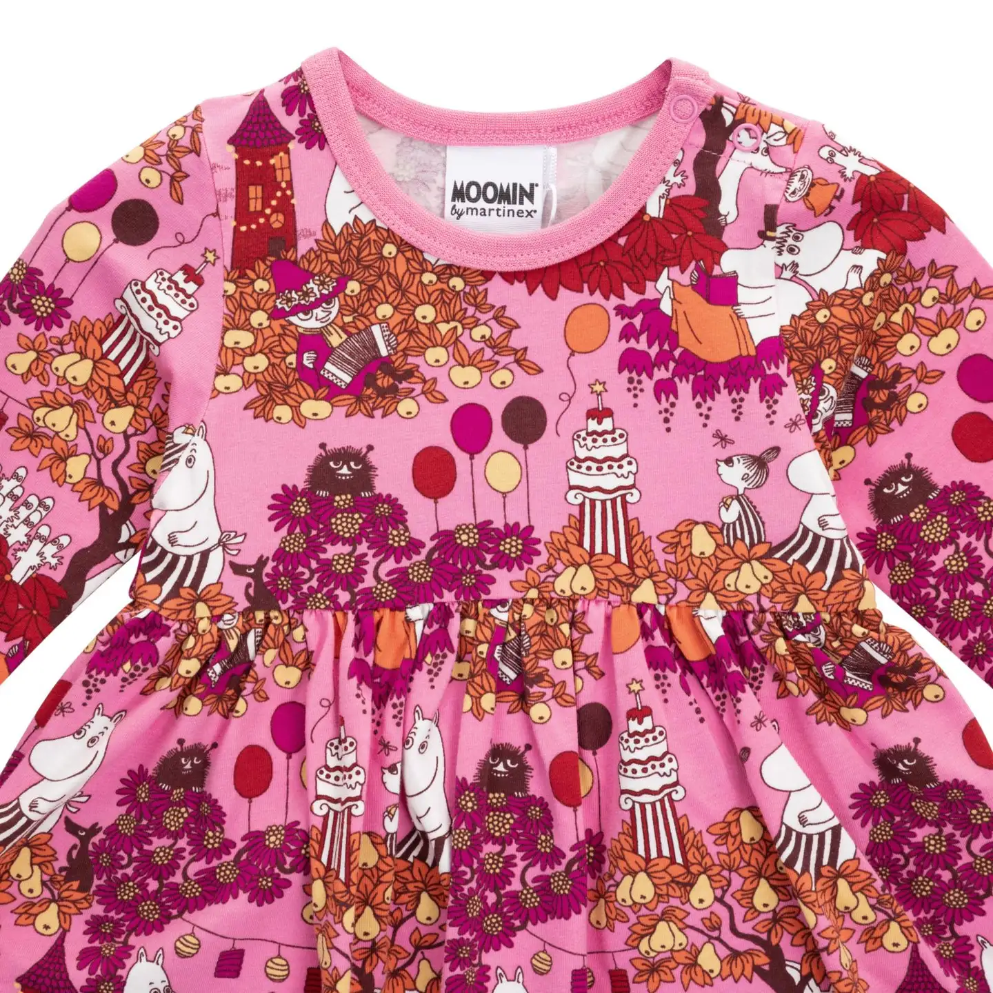 Martinex Muumi vauvojen bodymekko Juhlahetki 588488 - Vaaleanpunainen - 4