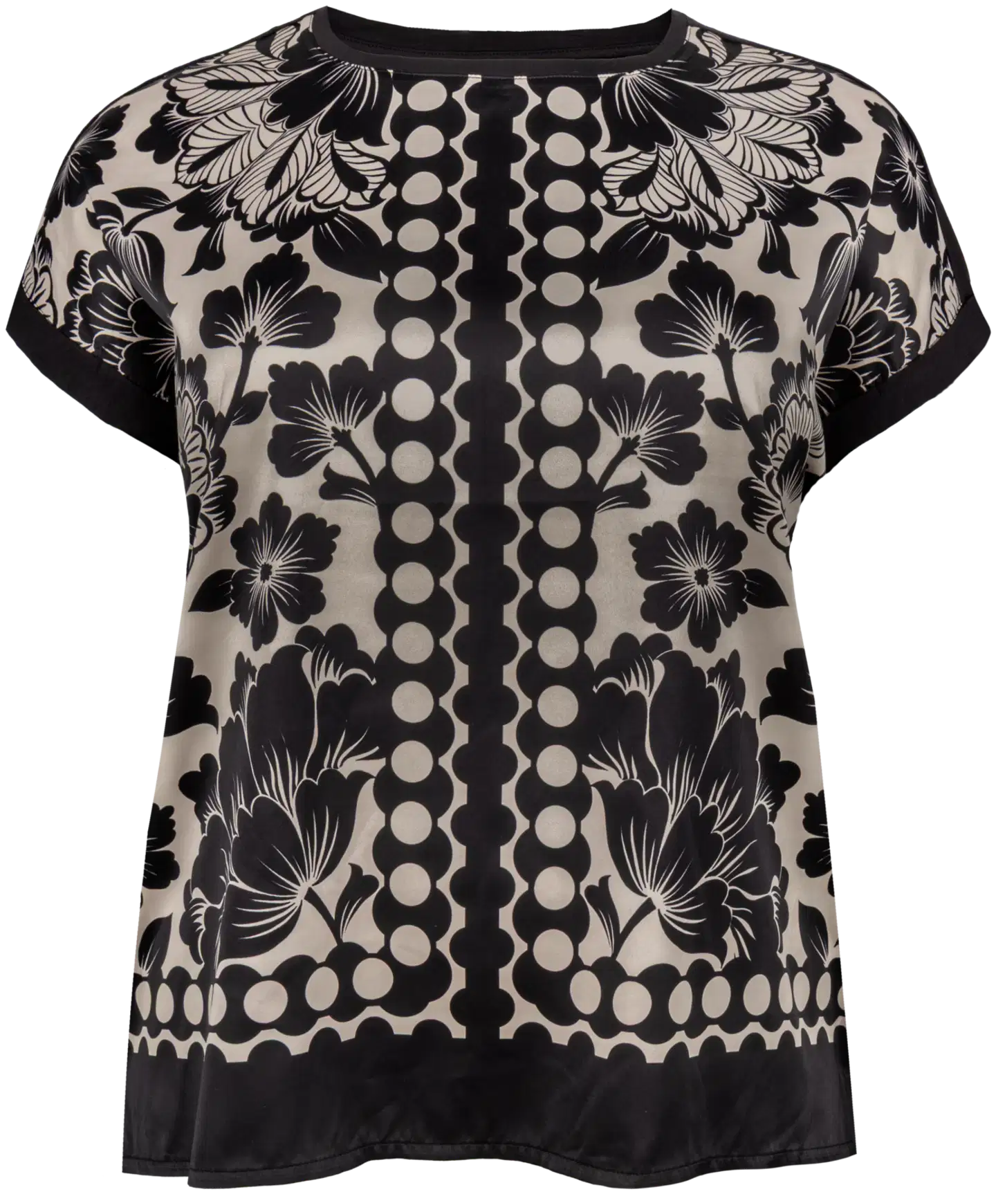 House naisten satiinpusero 213HP16140, D-mitoitus - BLACK - 1