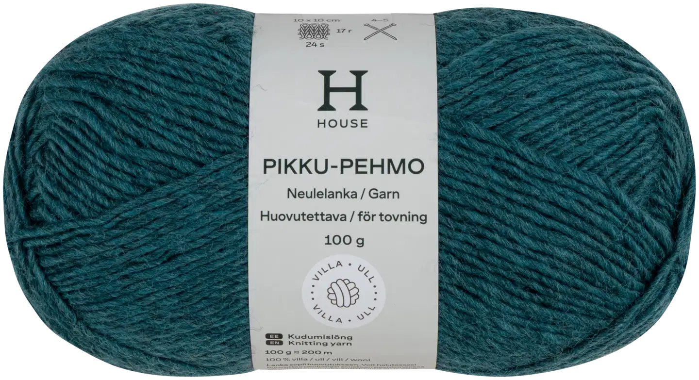 House villalanka Pikku pehmo 100 g Teal green 200092