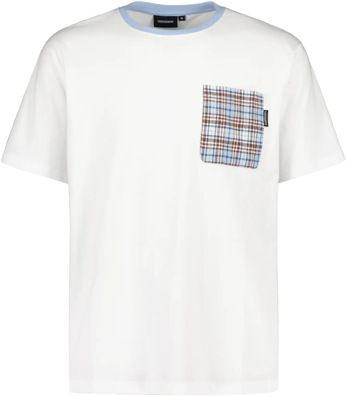 Reino&Aino miesten shortsipyjama Reino - White/blue - 2