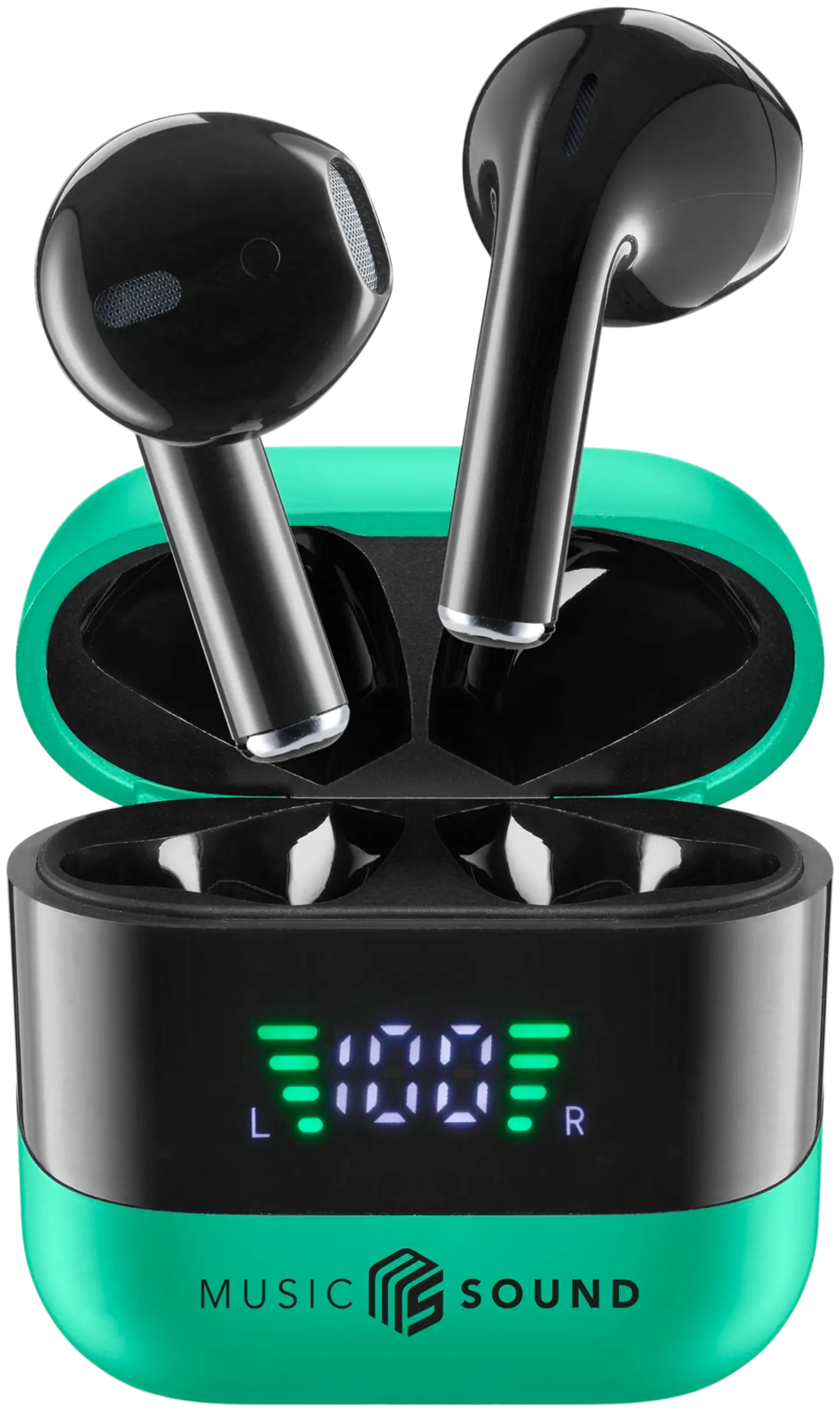 MusicSound langattomat nappikuulokkeet Spark vihreä - 1
