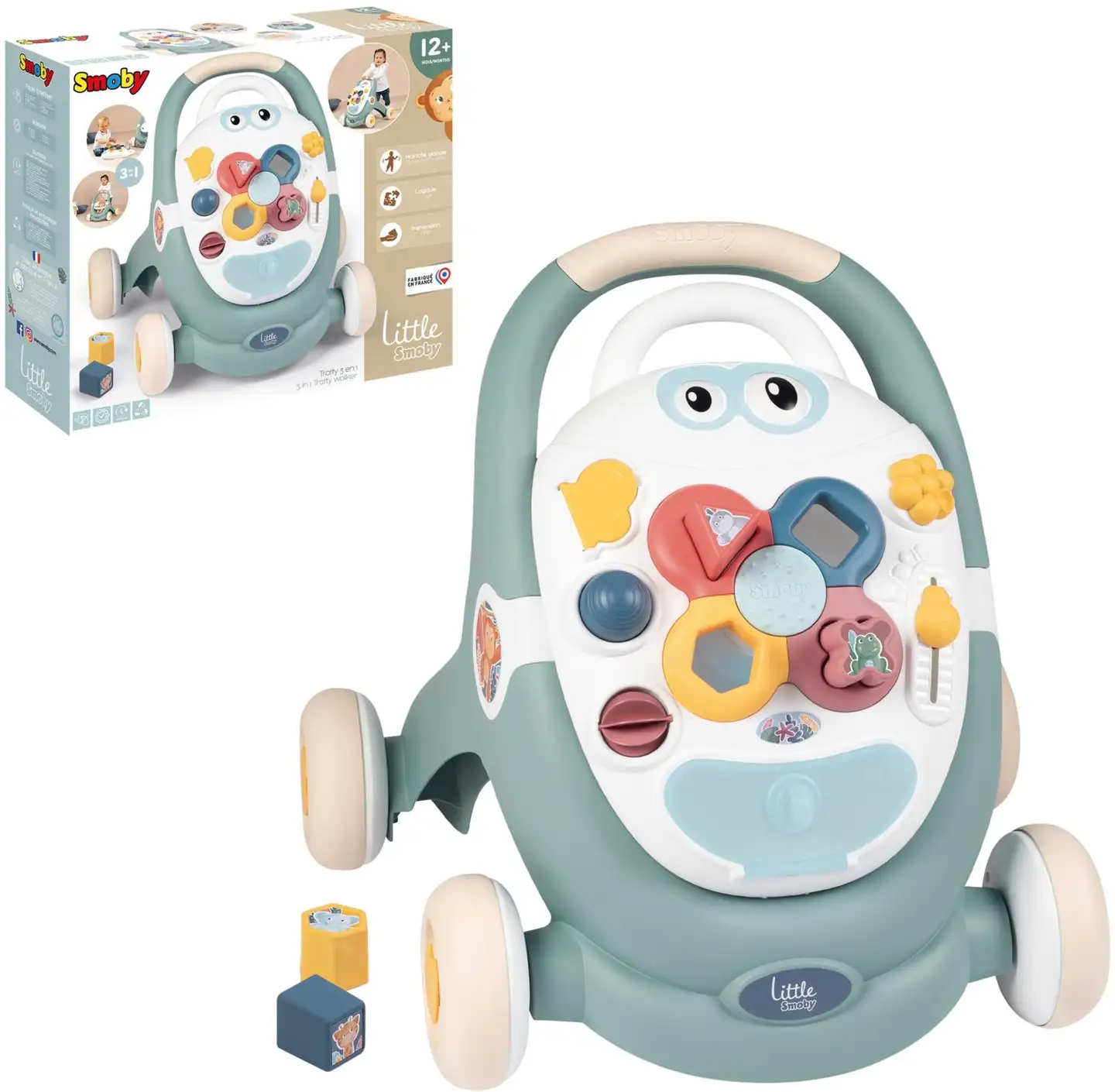 Little Smoby 3in1 Kävelyvaunu - 1