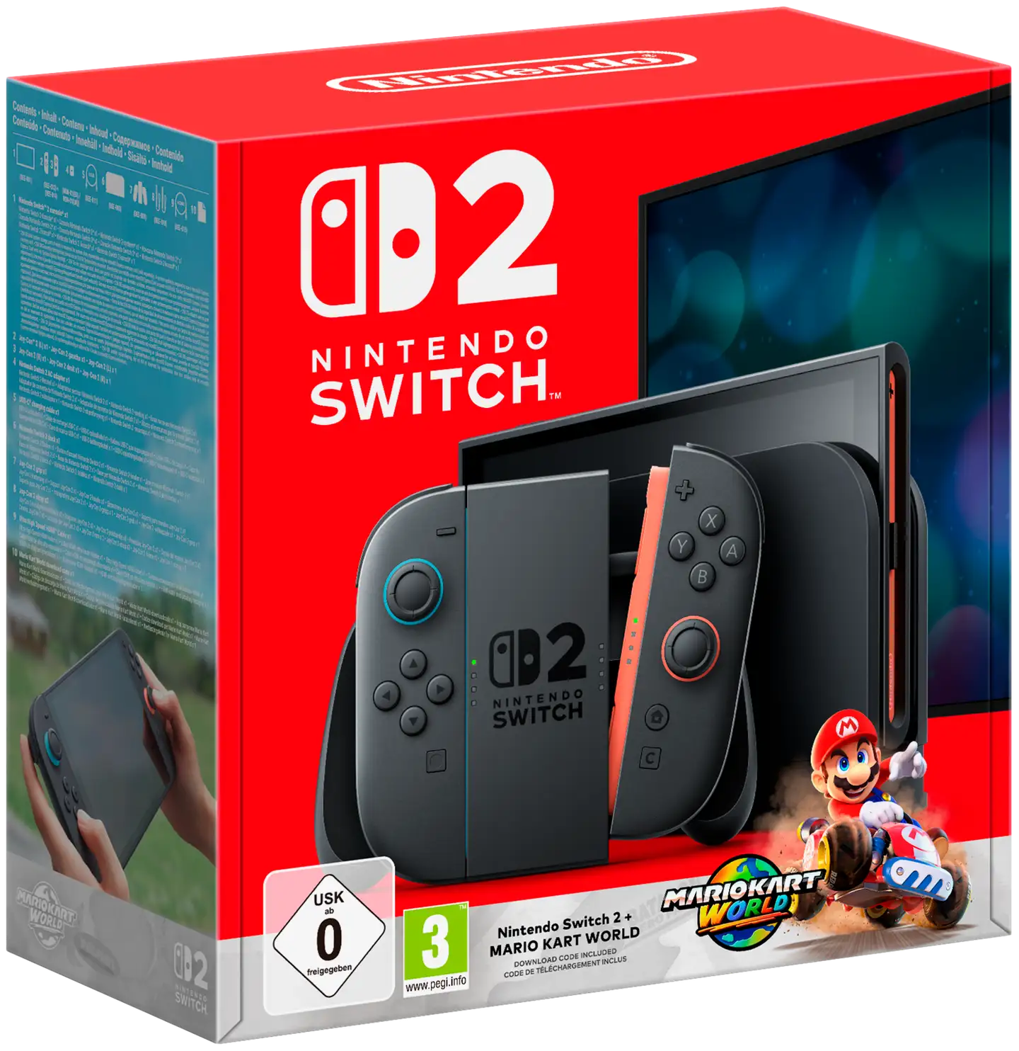 Nintendo Switch 2 pelikonsoli + Mario Kart World - 1