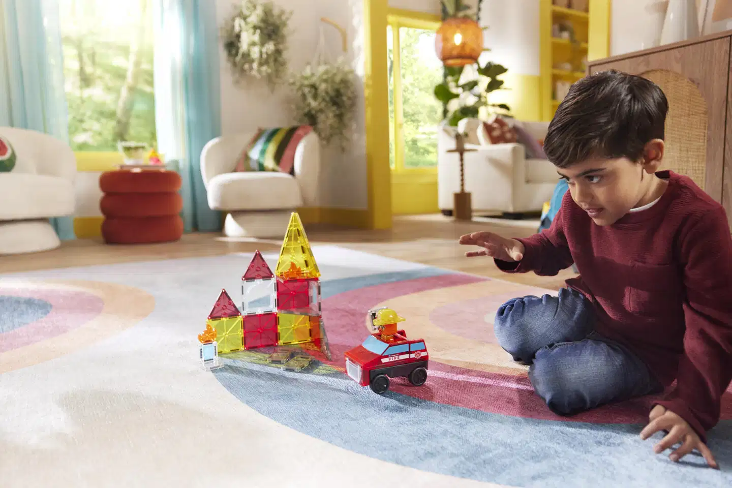 Magna-Tiles palo- ja pelastusasema 27 osaa - 15