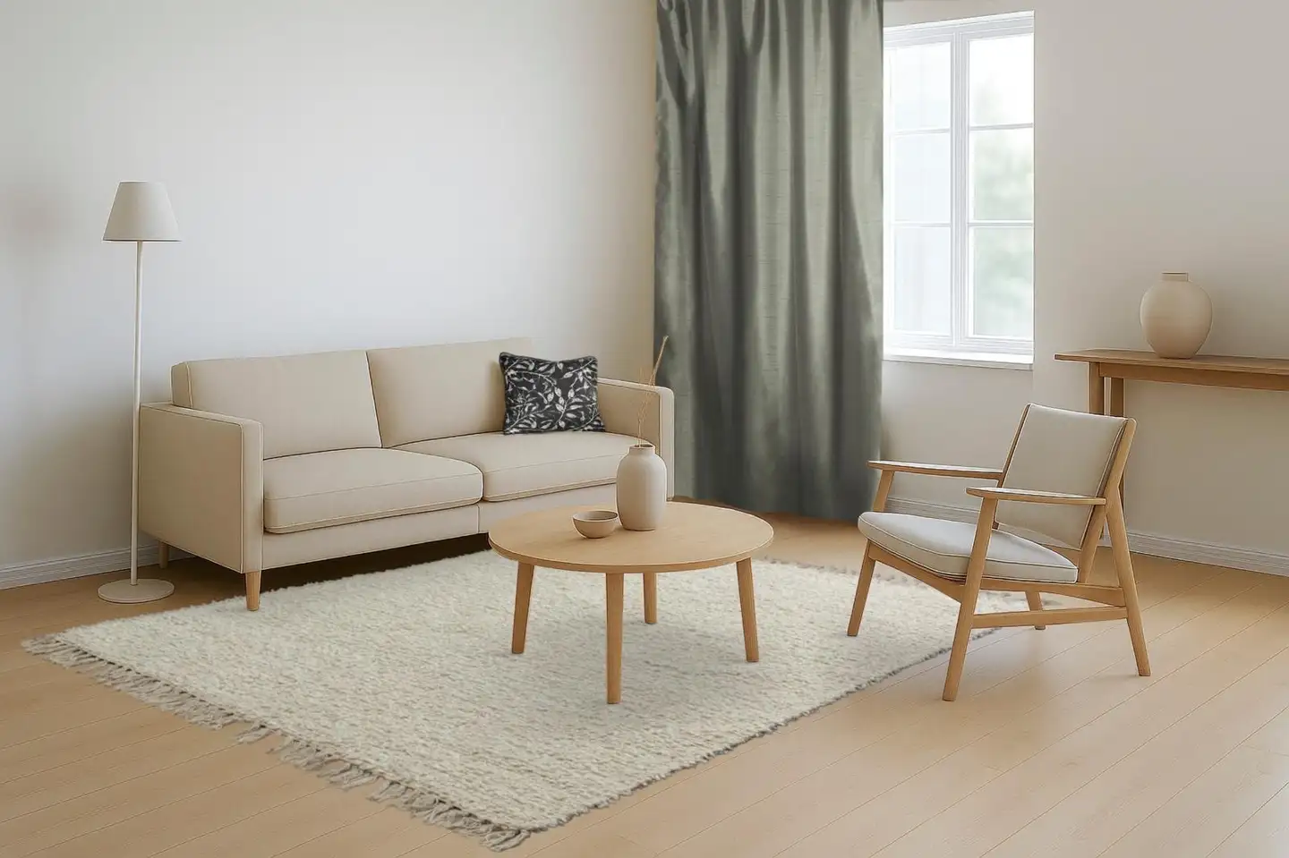 House pimennysverho Amanda 140 x 250 cm - BEIGE - 3