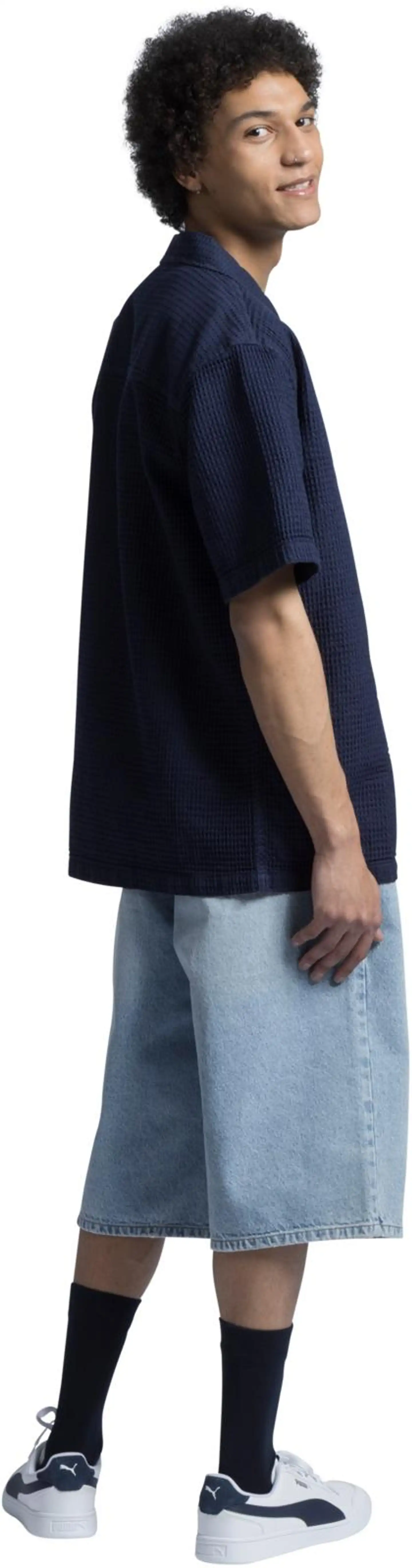 WKLY. miesten lyhythihainen paita 194W252509 - Navy Blazer - 5