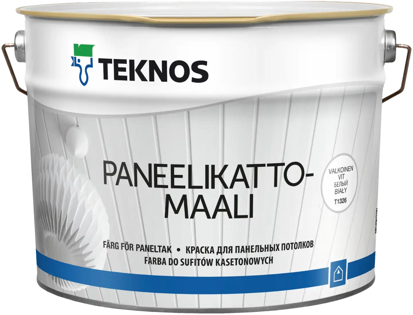 Teknos paneelikattomaali 9 l valkoinen himmeä