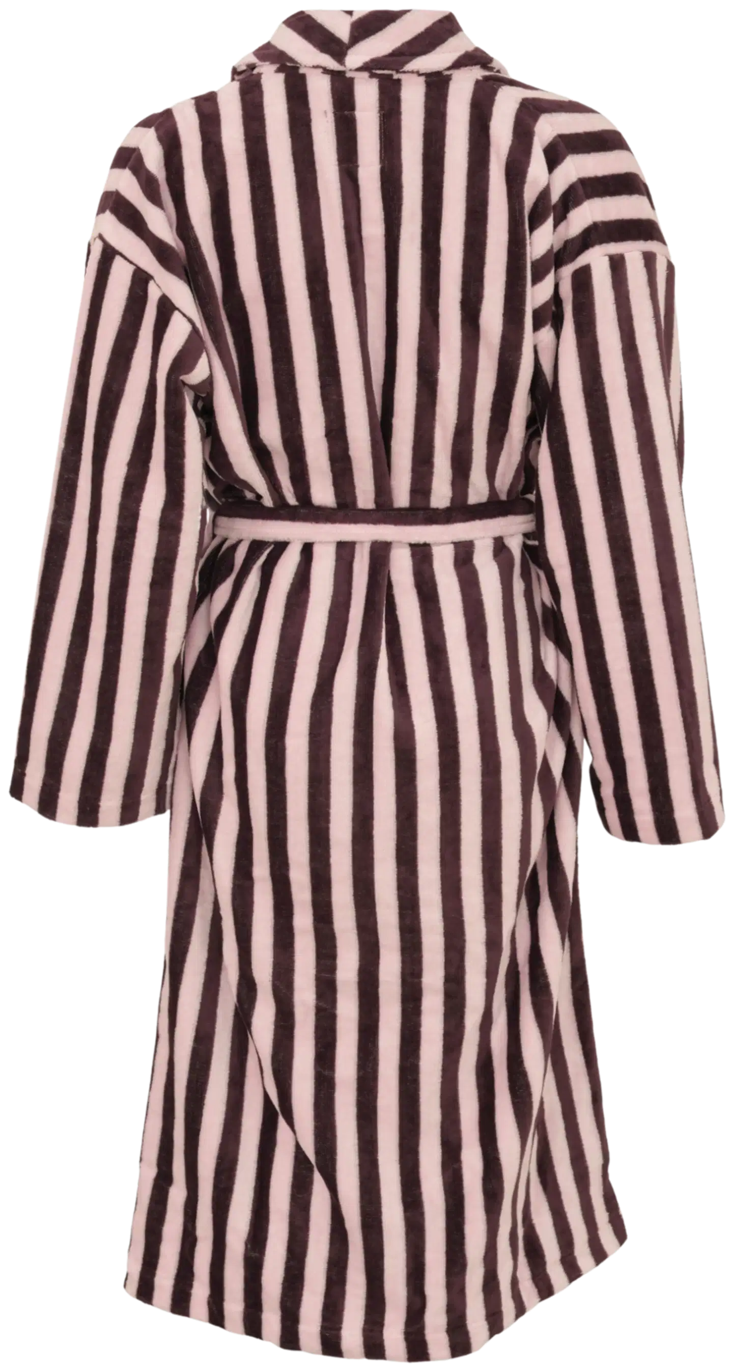RATIA velour kylpytakki - vaaleanpunainen/viini - 2