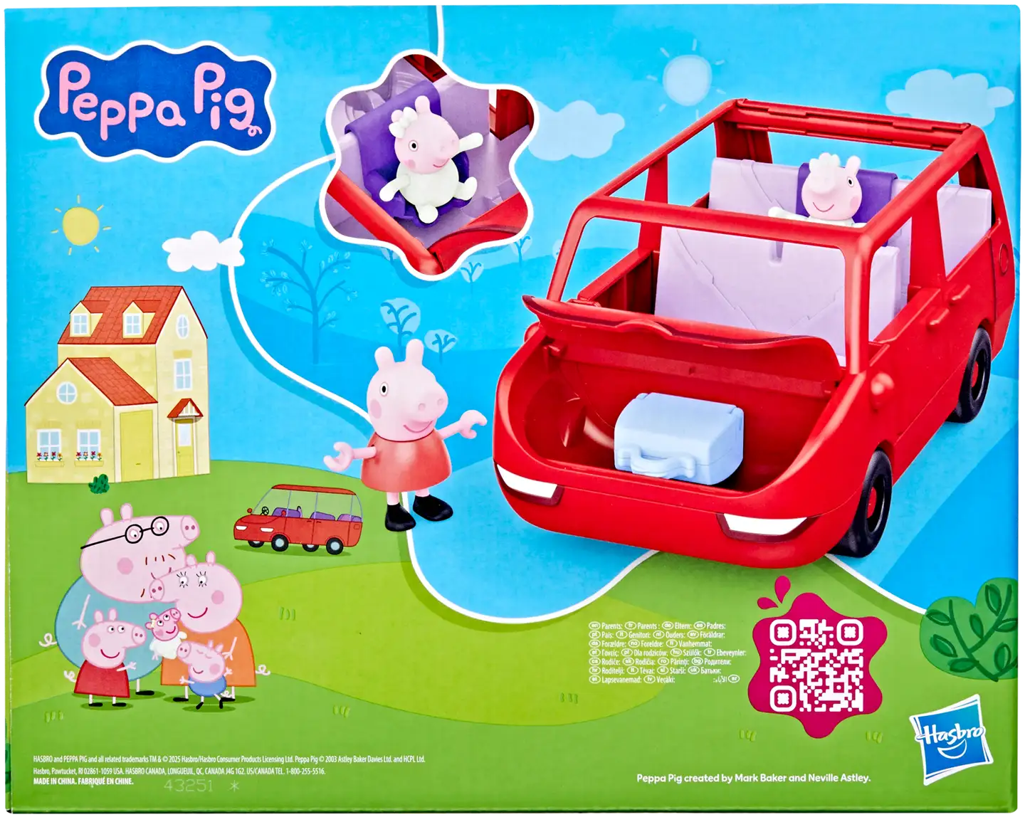 Peppa Pig Leikkisetti Peppan iso perheauto - 2
