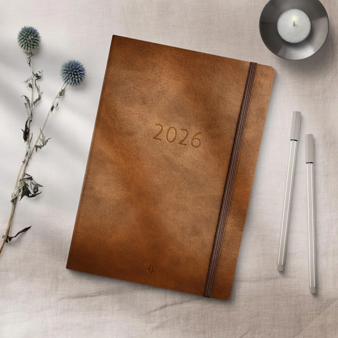 Burde Kalenteri 2026 Business Forma Deluxe ruskea - 3