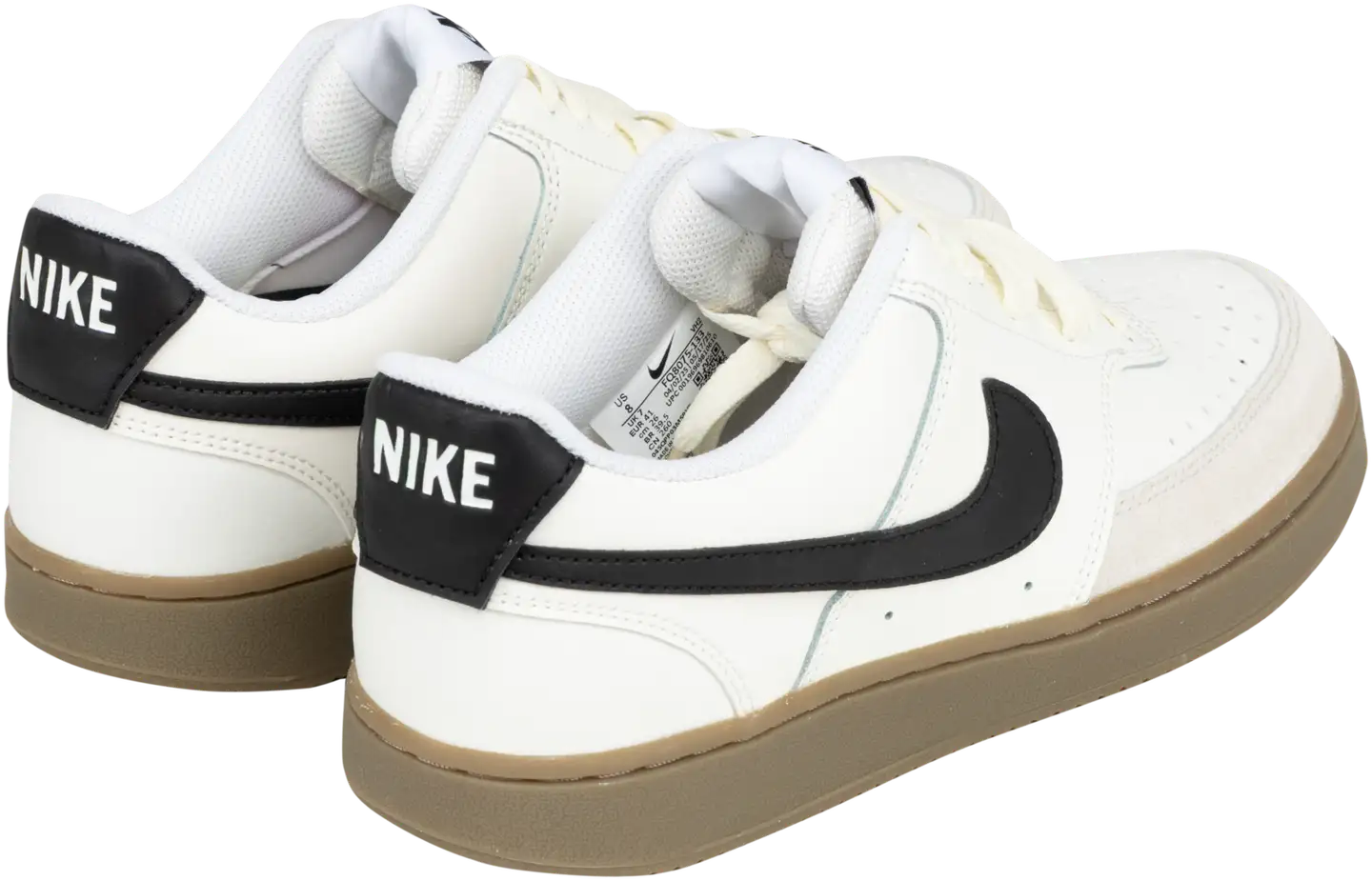 Nike miesten vapaa-ajan jalkineet Court Vision Low Sail Black - Sail/blk - 2