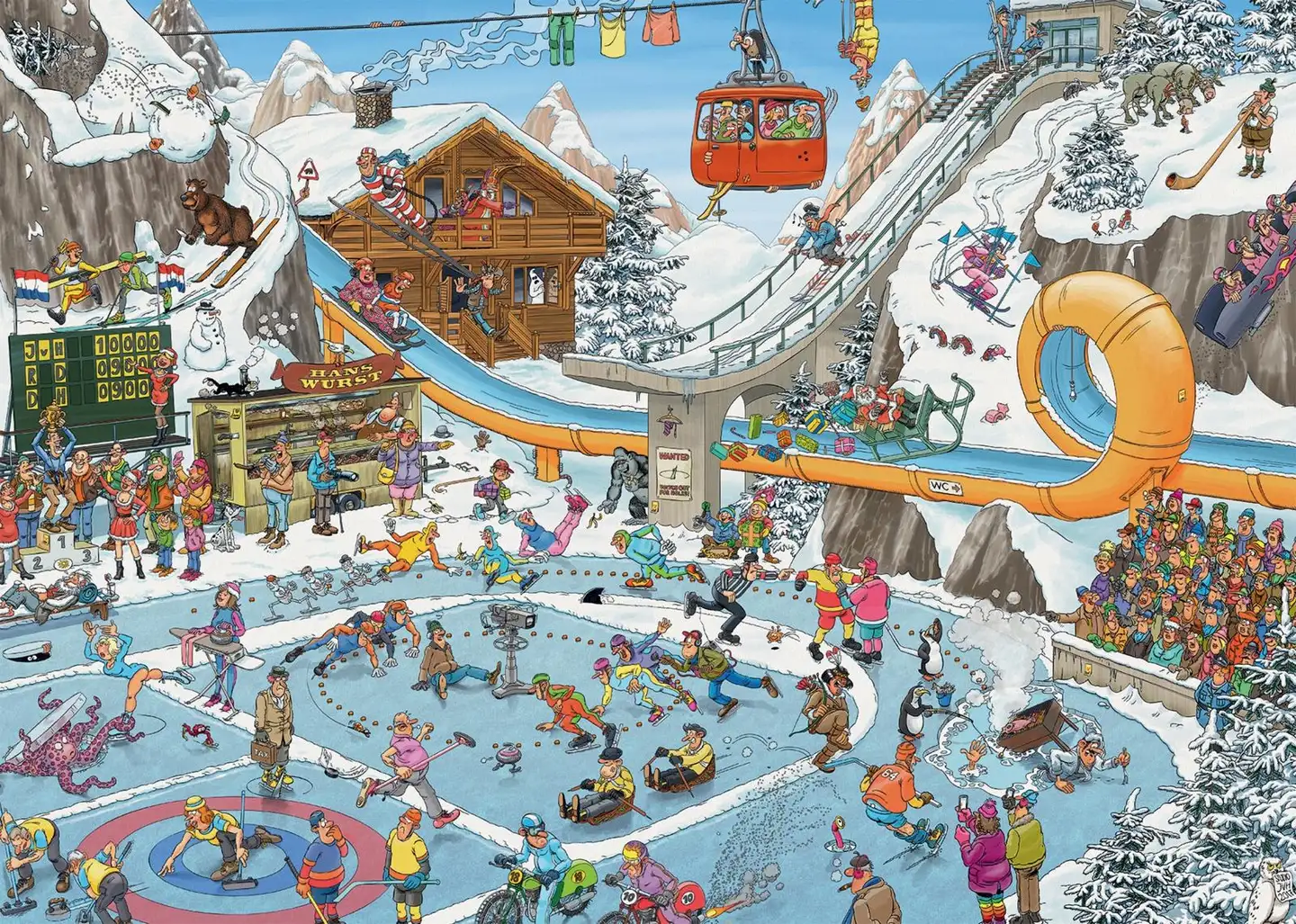 Palapeli Winter games 1000 - 2