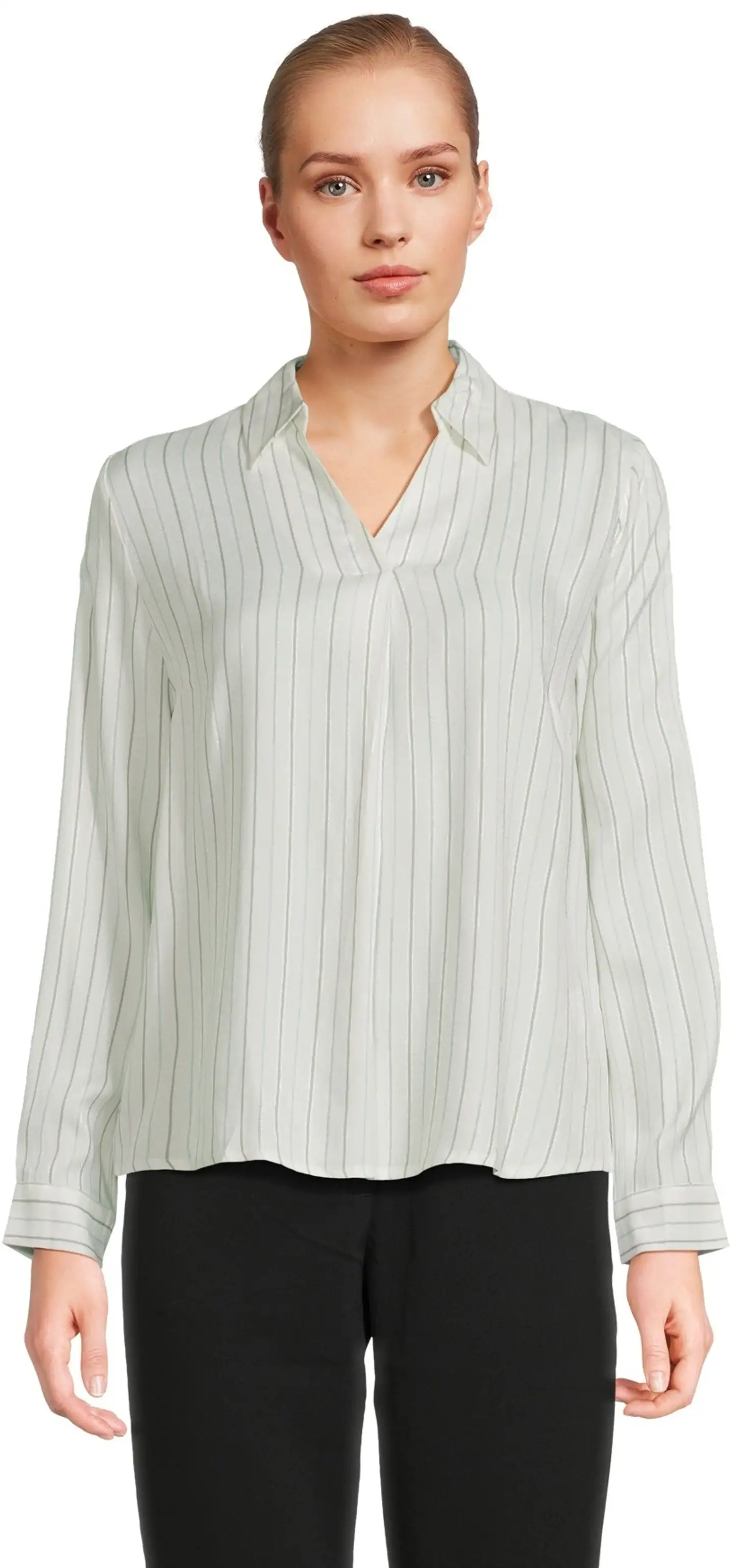 London Fog naisten kangaspusero 228L260501 - Striped - 1