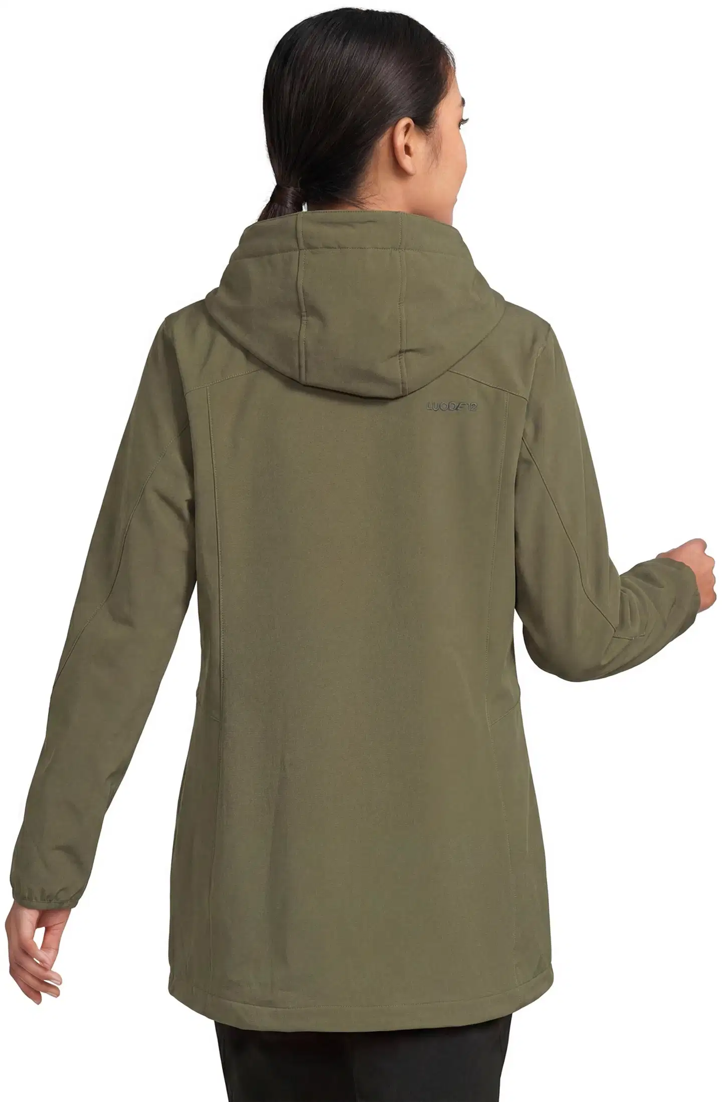 Luode12 naisten softshelltakki 223L332671 - Burnt olive - 3