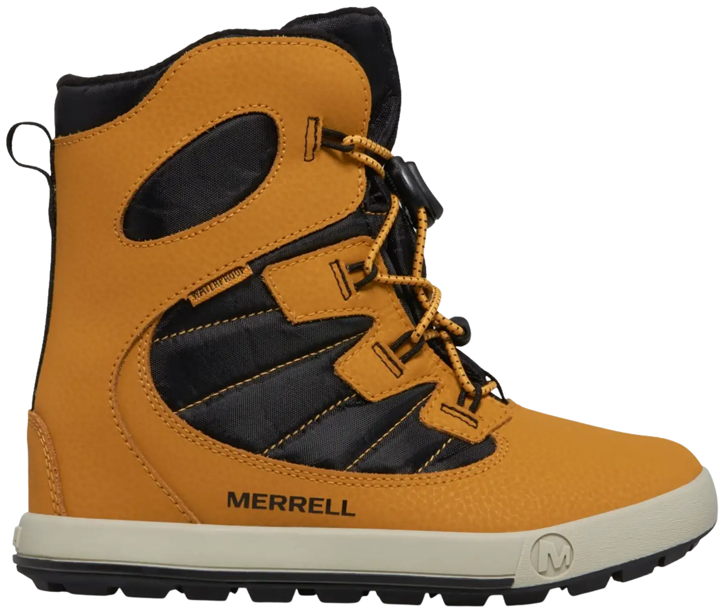 Merrell lasten vedenpitävä talvikenkä Snow Bank 4.0 - Wheat/Black - 2