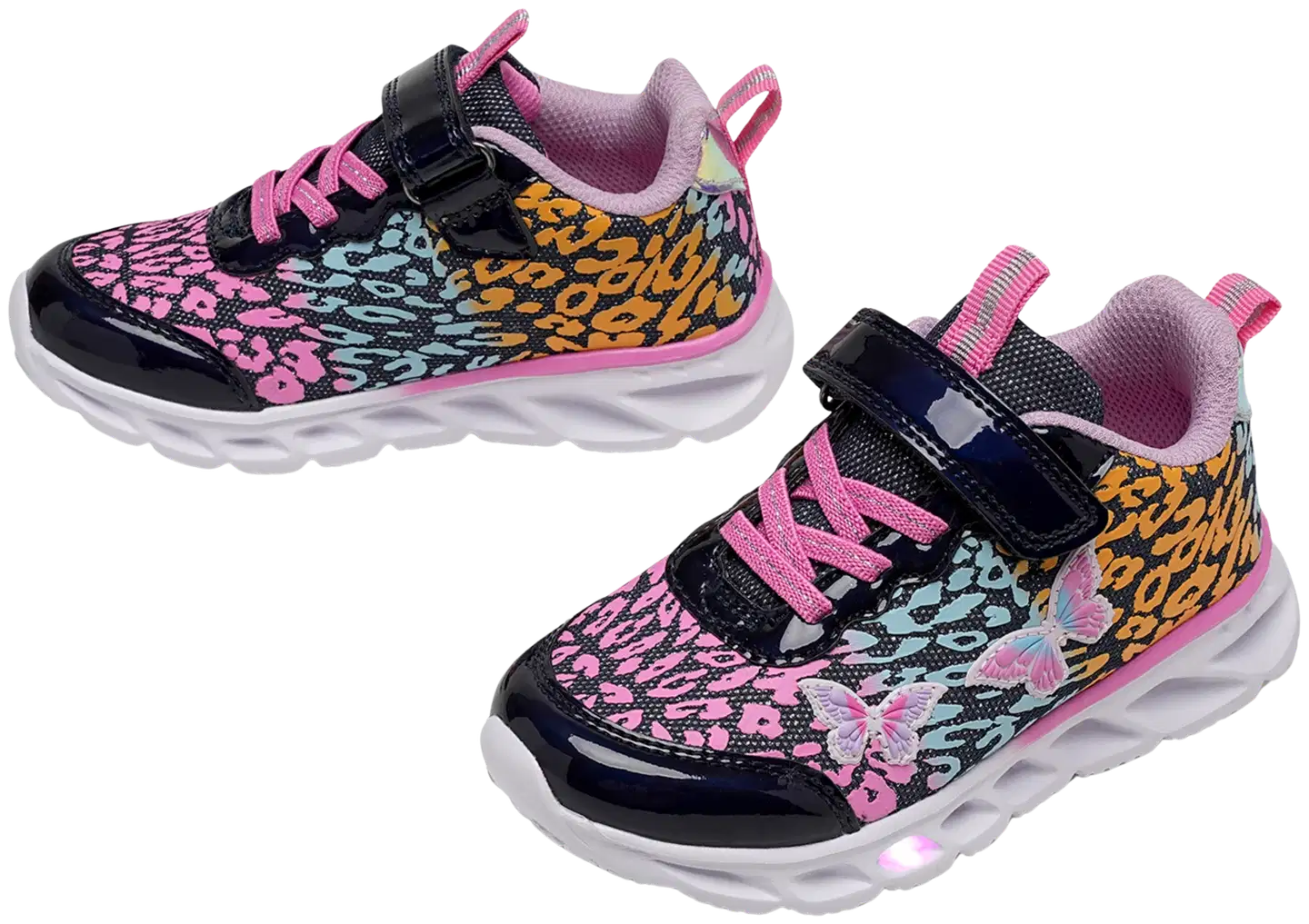 Zoey lasten vilkkulenkkarit Lindy 344630 - Black multicolored - 2
