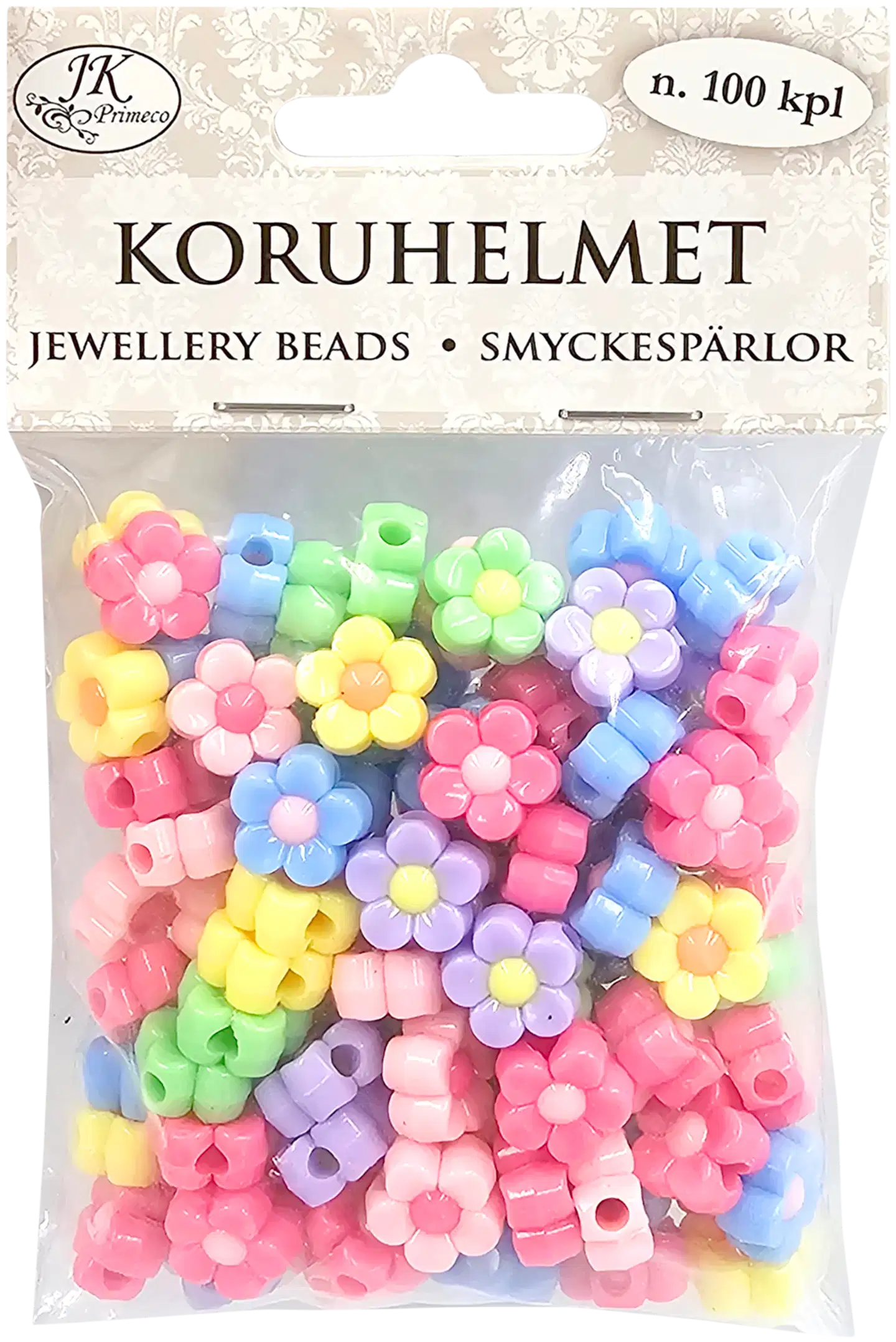 J.K. Primeco koruhelmet Kukka pastelli 100kpl