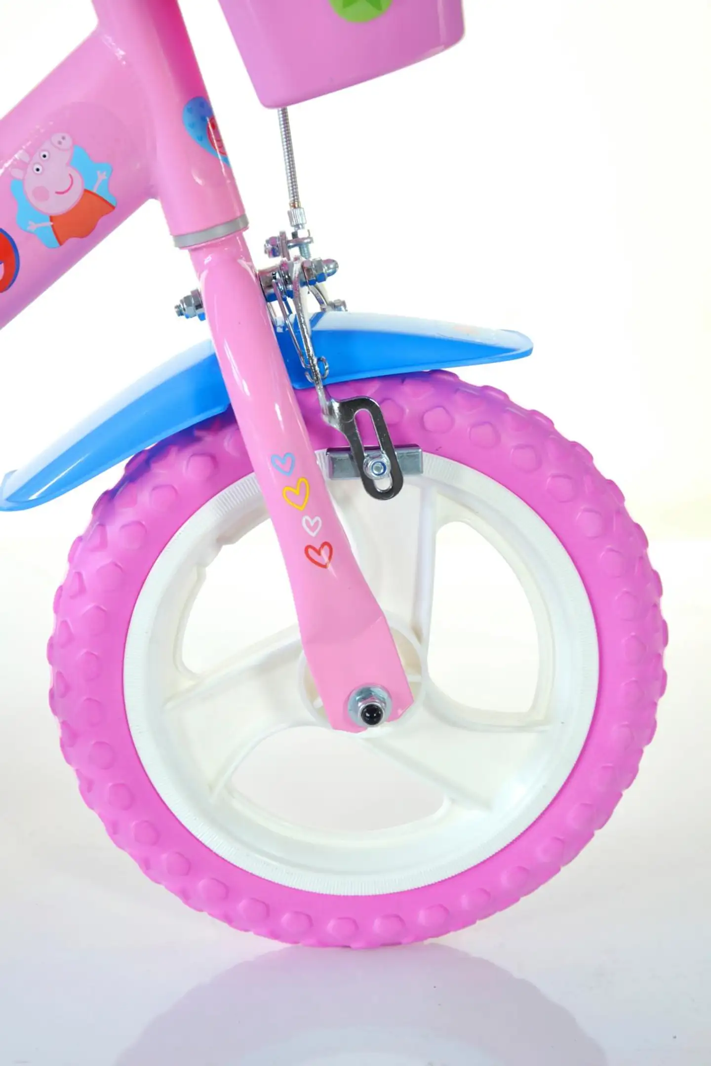 Peppa Pig 12" polkupyörä 1-vaihde vaaleanpunainen - 3