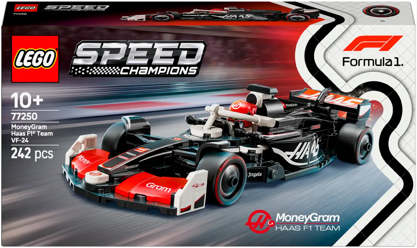 LEGO® Speed Champions MoneyGram Haas F1® Team VF-24 kilpa-auto 77250 - 2