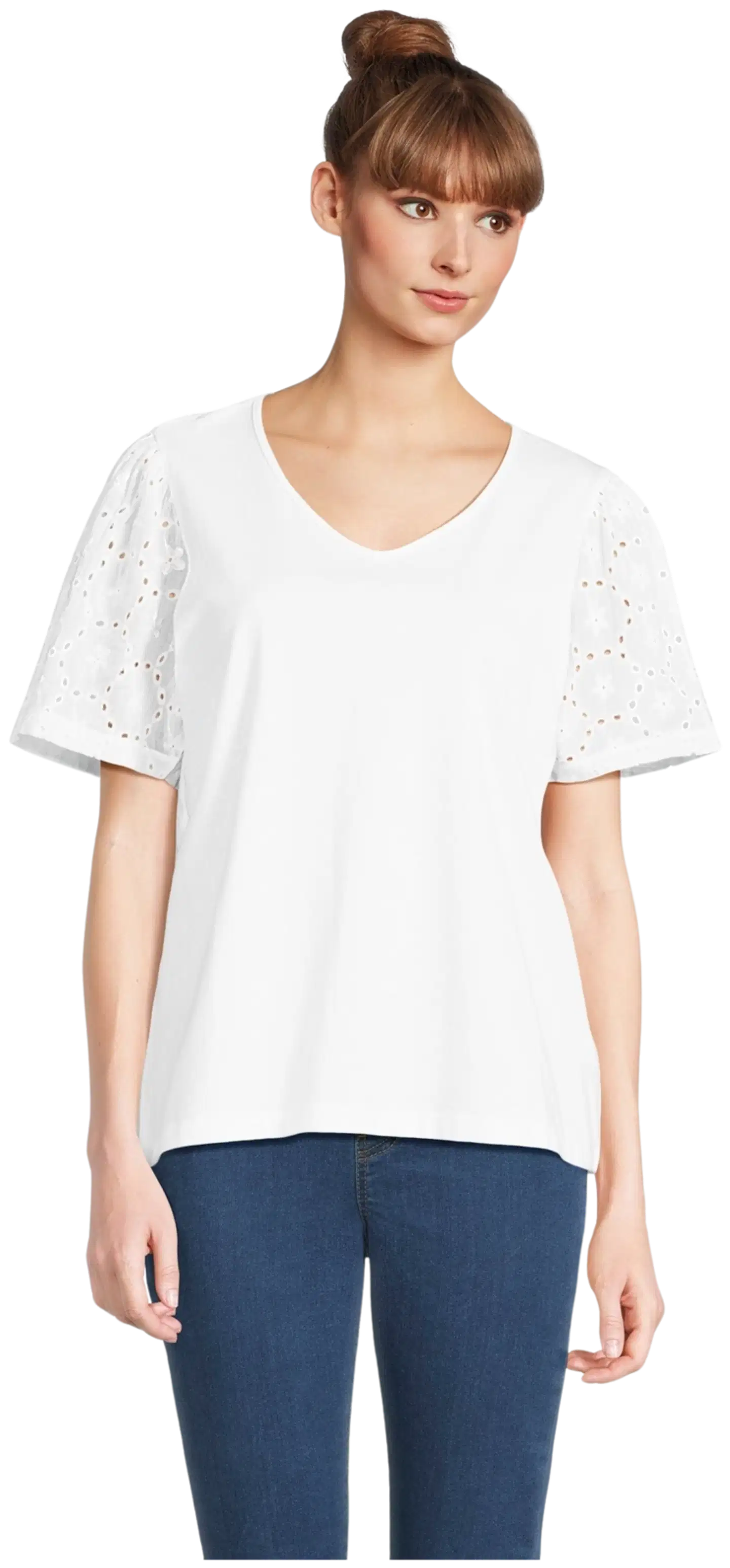 House naisten pusero 213H261719 - Bright white - 1