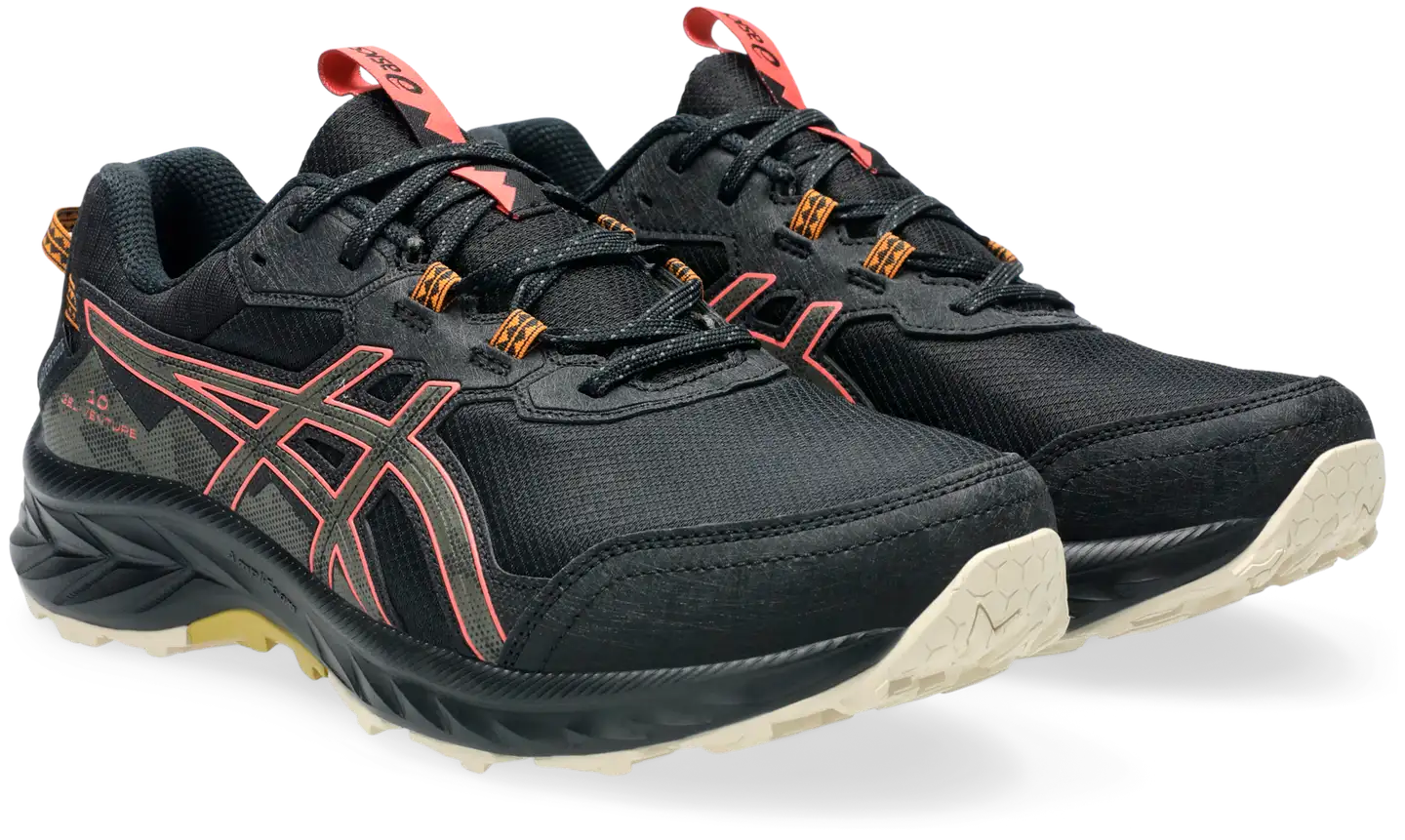 ASICS naisten polkujuoksukengät GEL-Venture 10 Waterproof - black/brown stone - 4