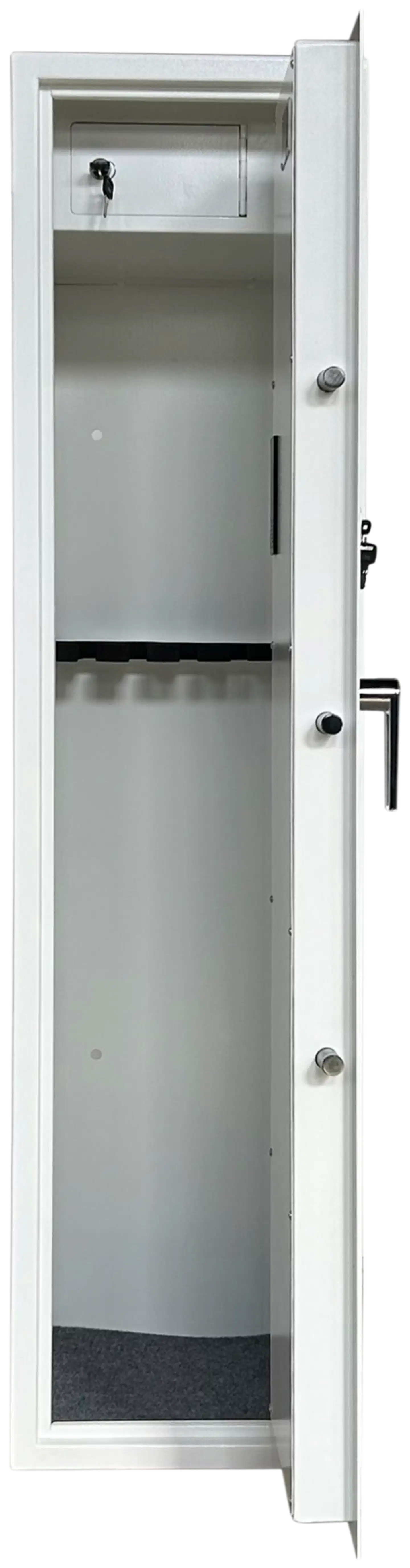 Trekker Asekaappi 5-Asetta AS500 V2, Valkoinen, Digitaalilukolla - 2