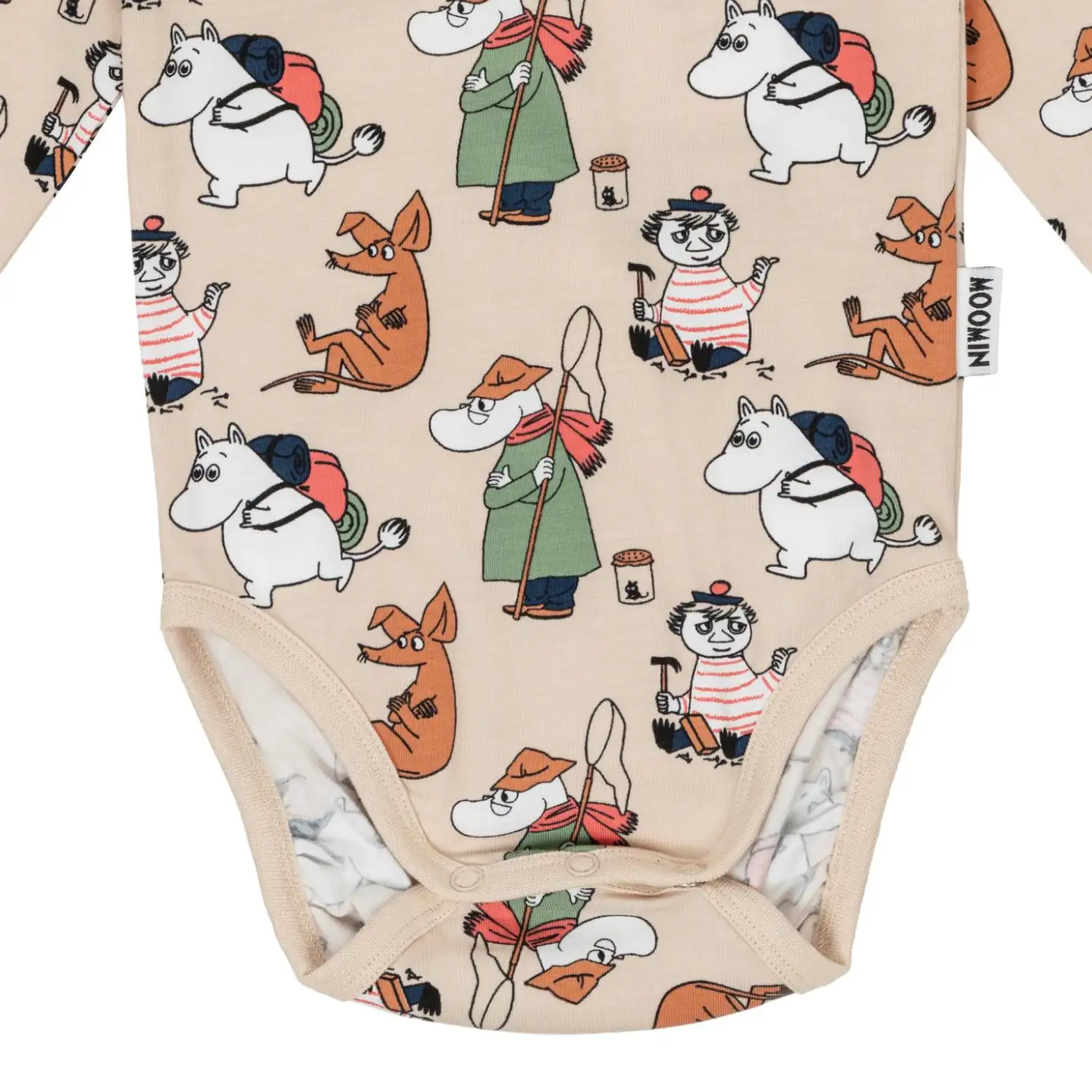 Muumi vauvojen body Puuhapäivä 591143 - BEIGE - 3