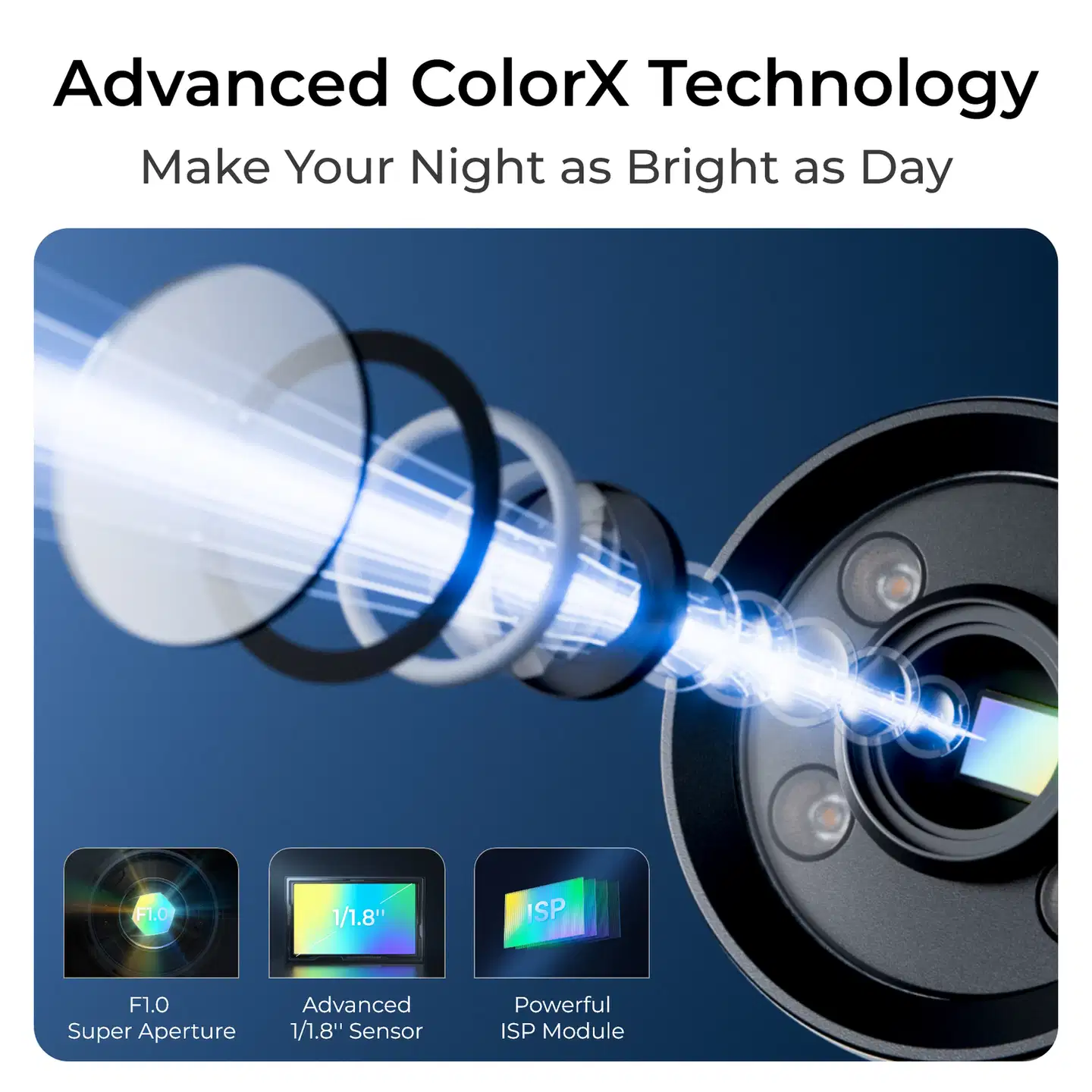 Reolink CX810 PoE Cam Outdoor 4K ColorX Night Vision Valkoinen - 3