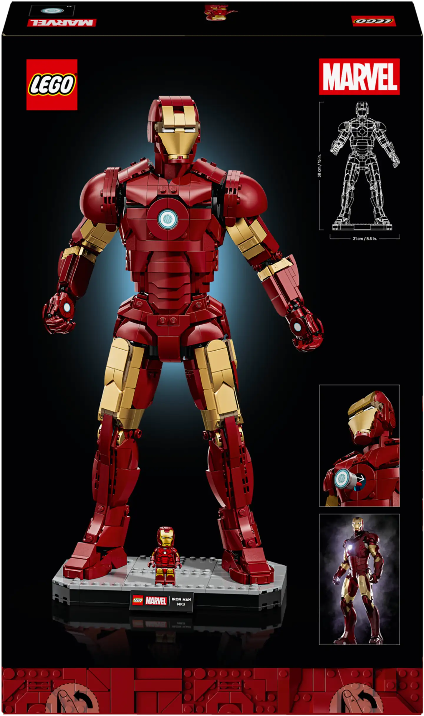 LEGO® Super Heroes Marvel 76344 Iron Man Mark 3 ‑keräilyversio - 8