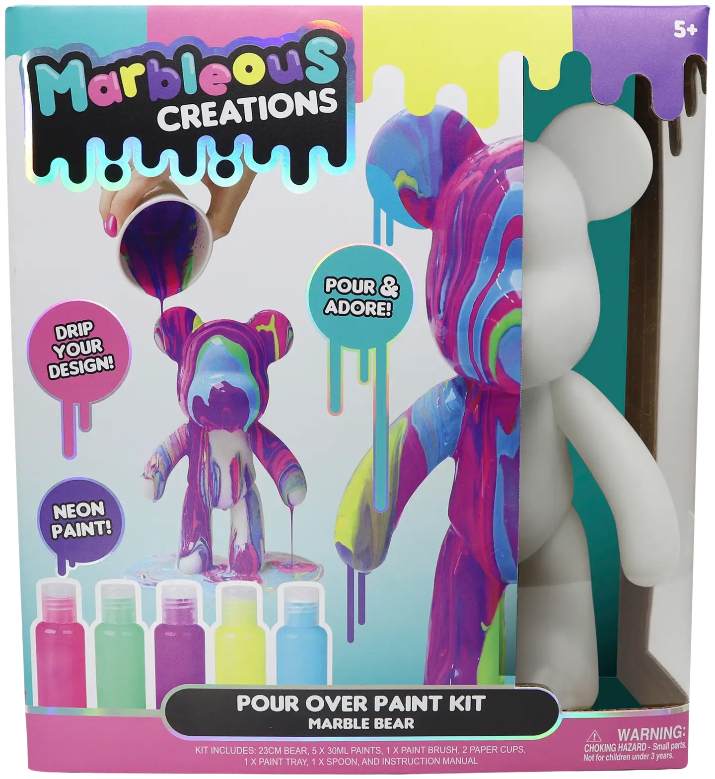 Marbleous Marble Bear Pouring Kit - 10