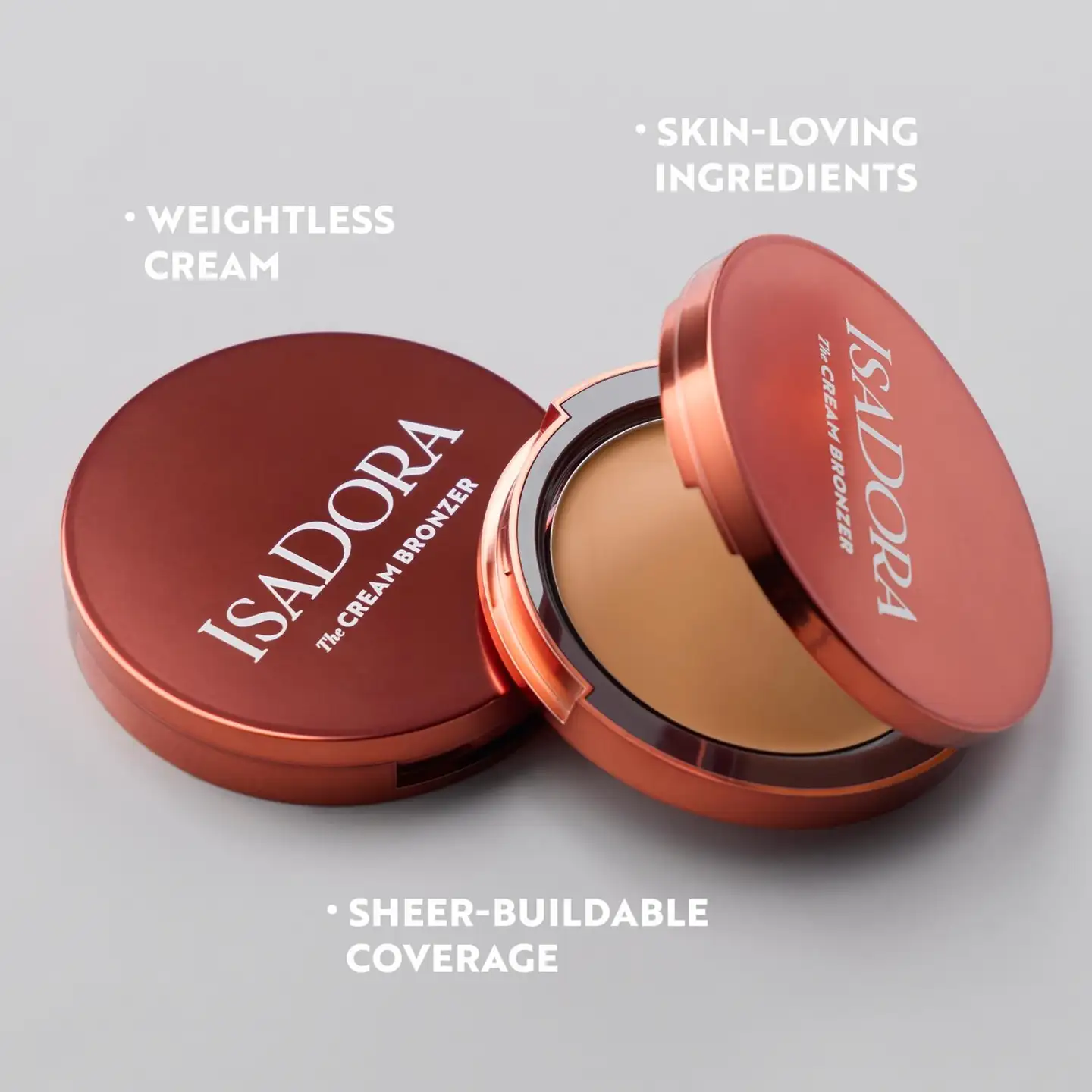 Isadora The Cream Bronzer voidemainen aurinkopuuteri 48 Medium 6 g - Tan - 6