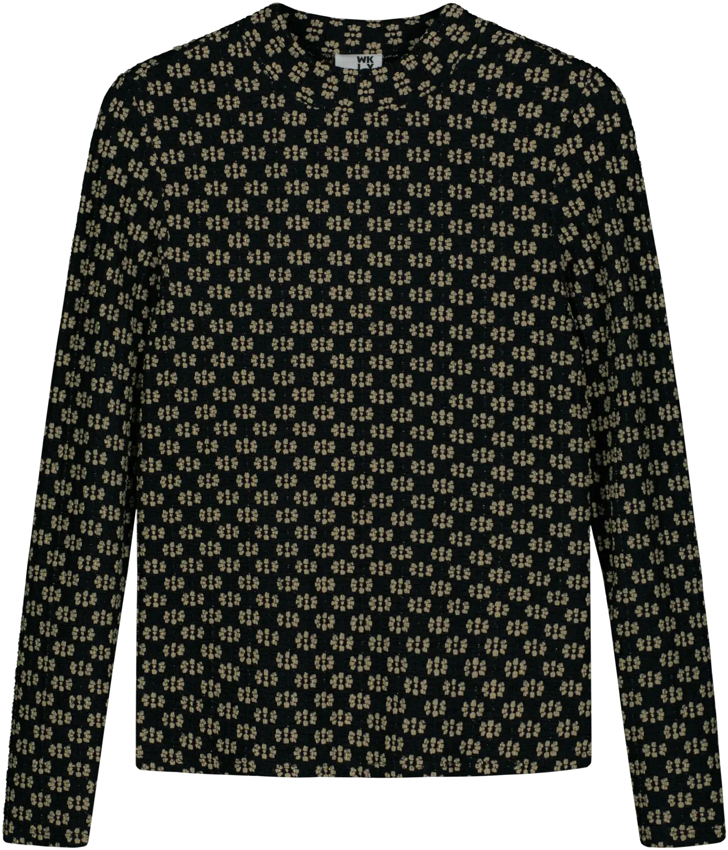 WKLY. naisten trikoopusero 213W280166 - Black/sand - 1