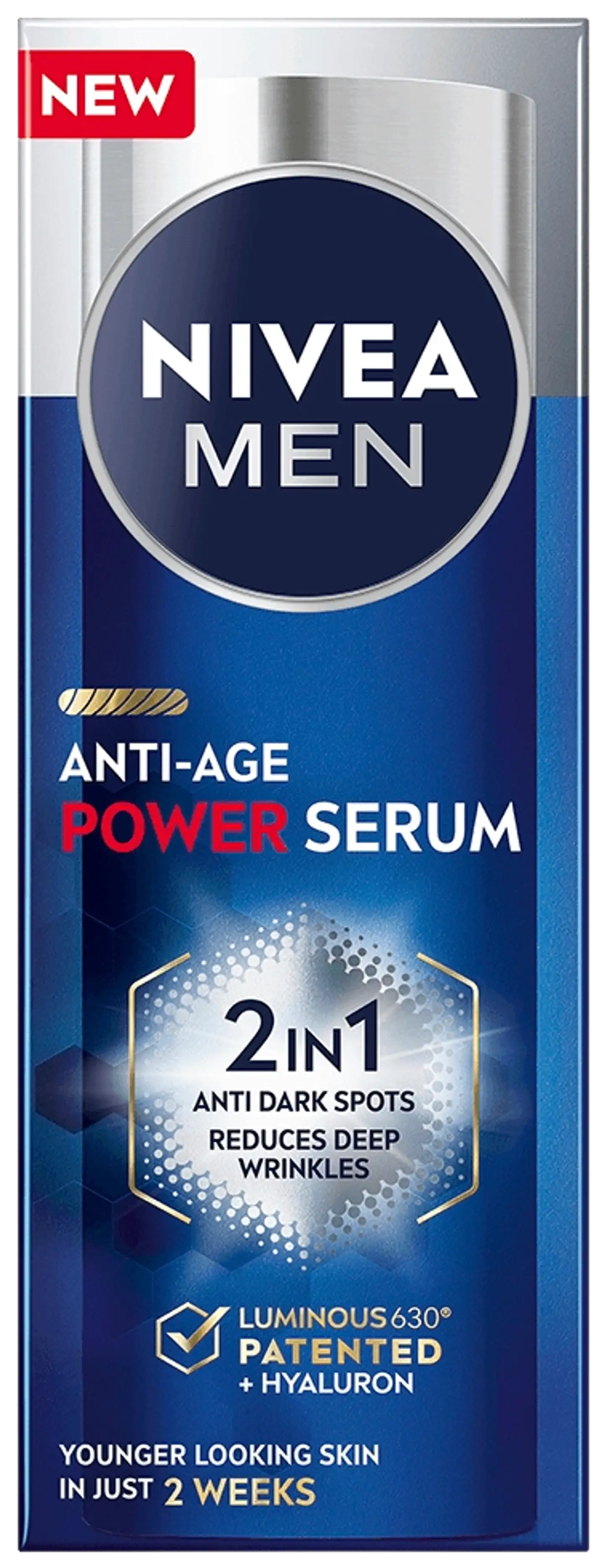 NIVEA MEN 30ml Anti-Age 2in1 Power Serum kasvoseerumi - 1