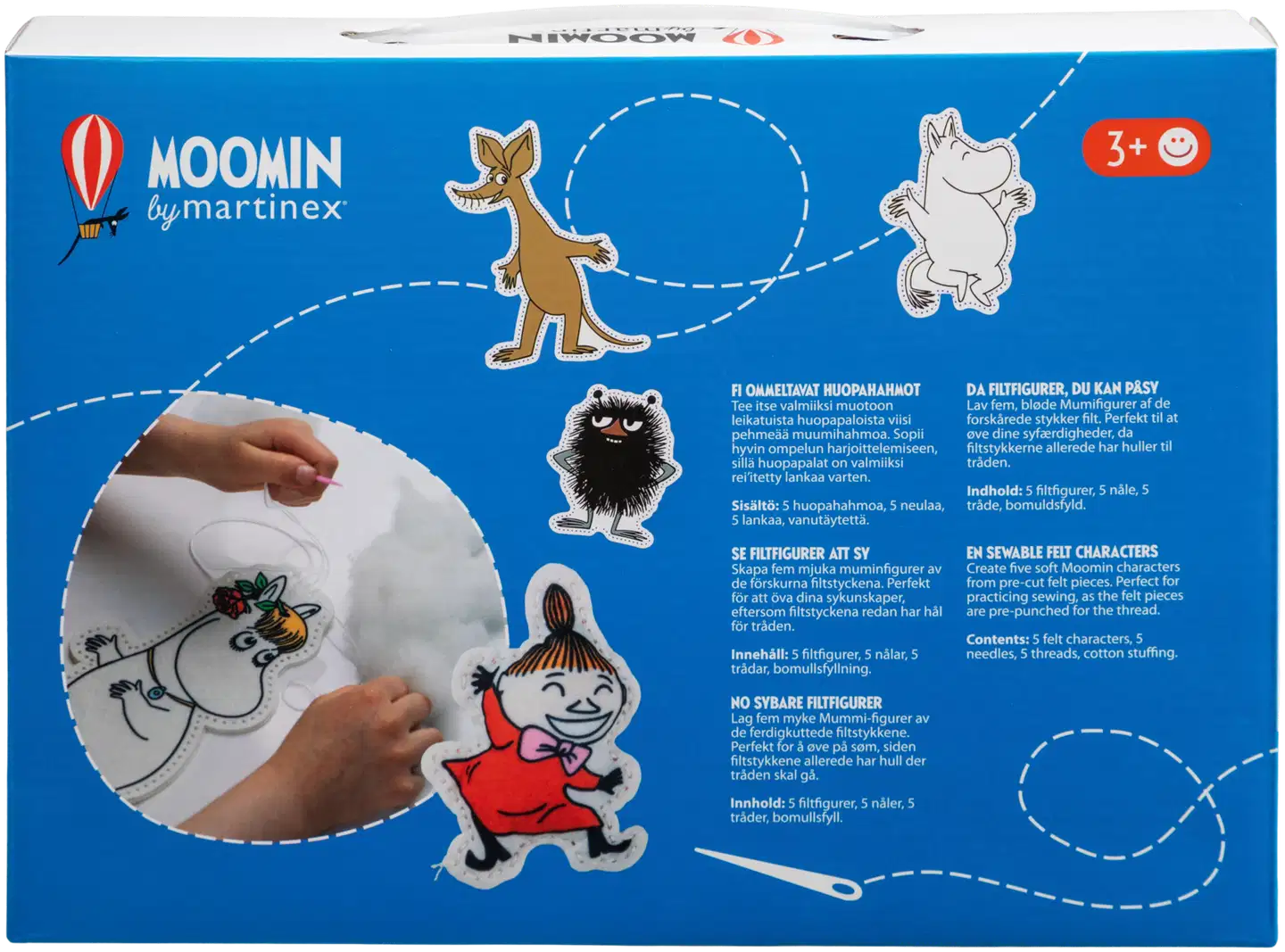 Muumi askartelu Martinex DIY ommeltavat huopahahmot - 3