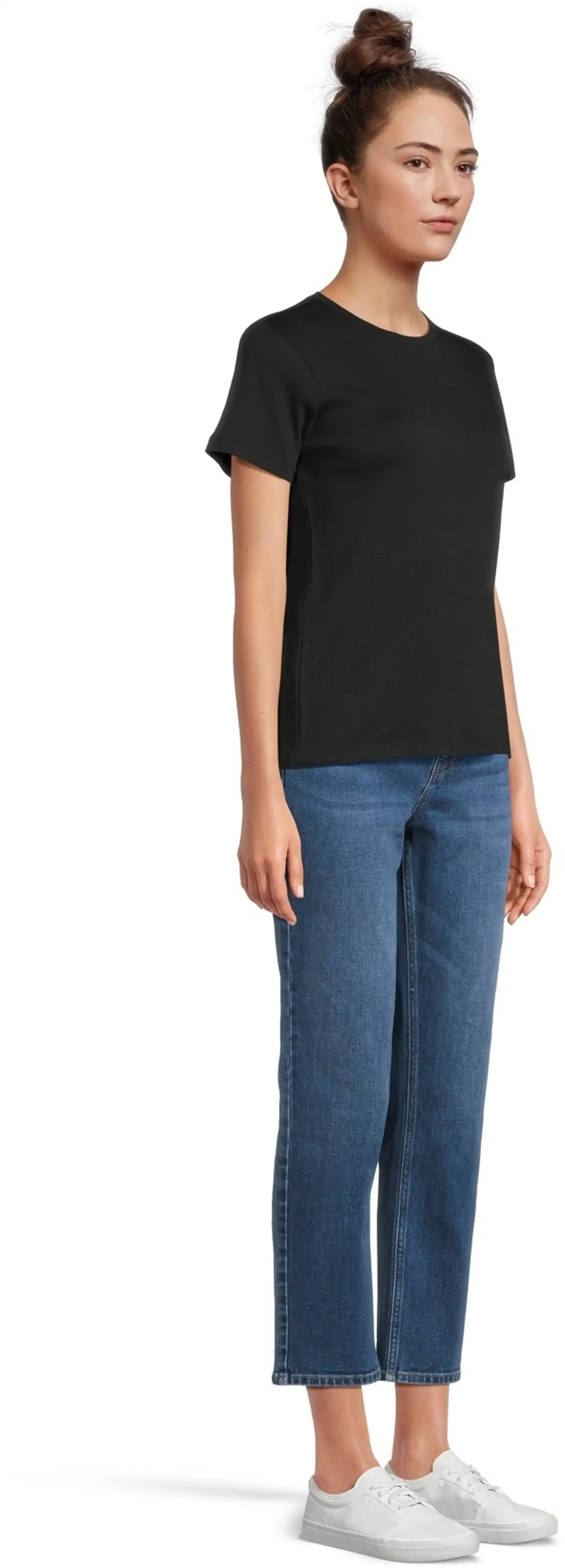 House naisten lyhythihainen t-paita Aelii - Jet Black - 4