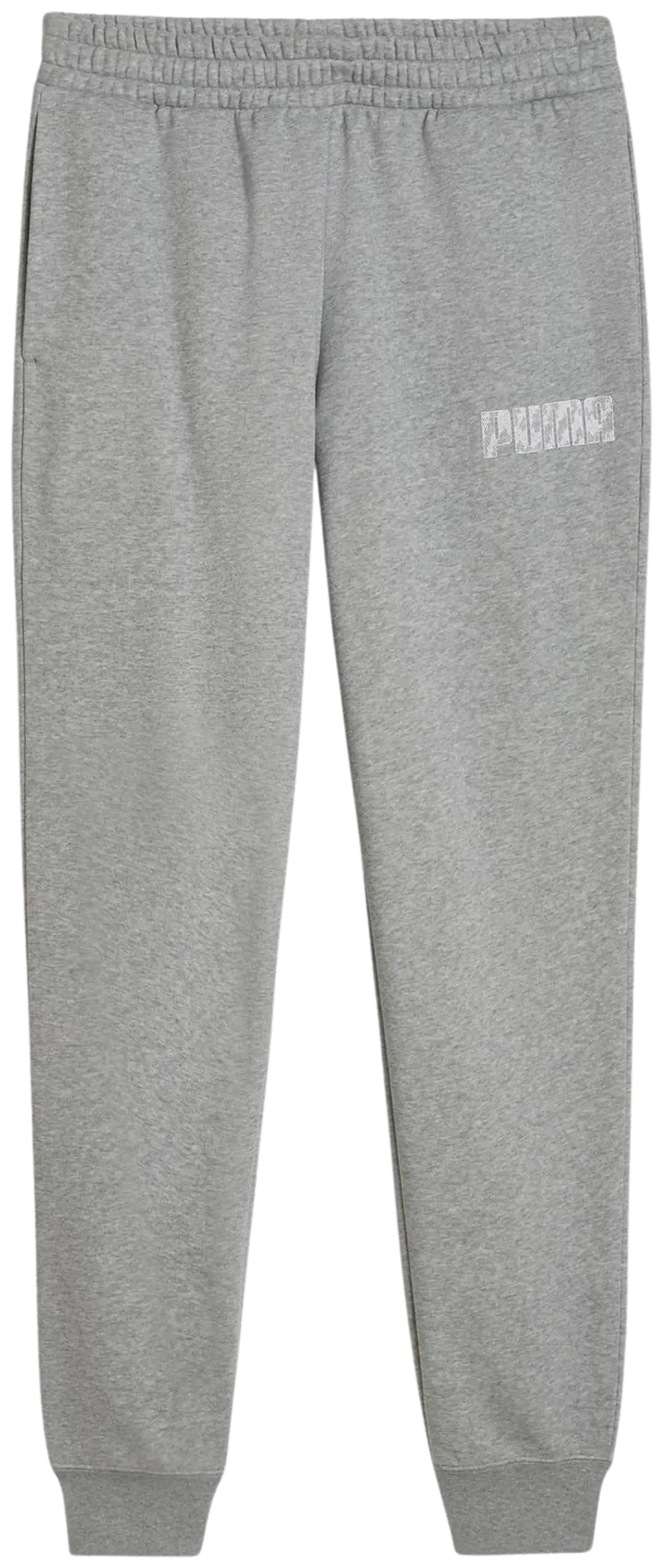 Puma miesten collegehousut Puma Sweatpant - Medium gray heather - 1