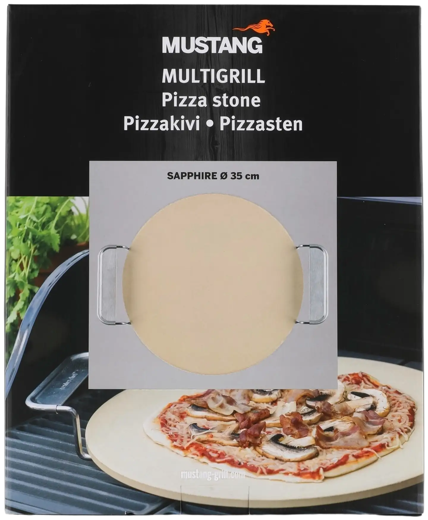 Mustang Sapphire Multigrill pizzakivi halk. 35 cm - 3