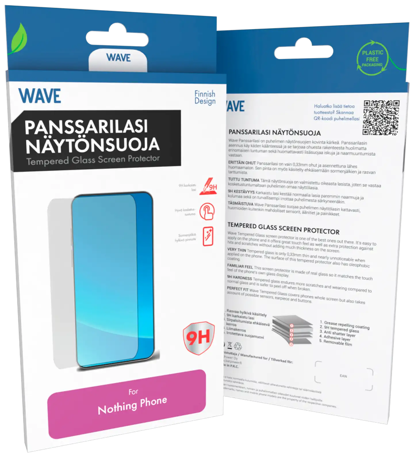Wave Panssarilasi, Suora, Nothing Phone (3a) / Nothing Phone (3a) Pro
