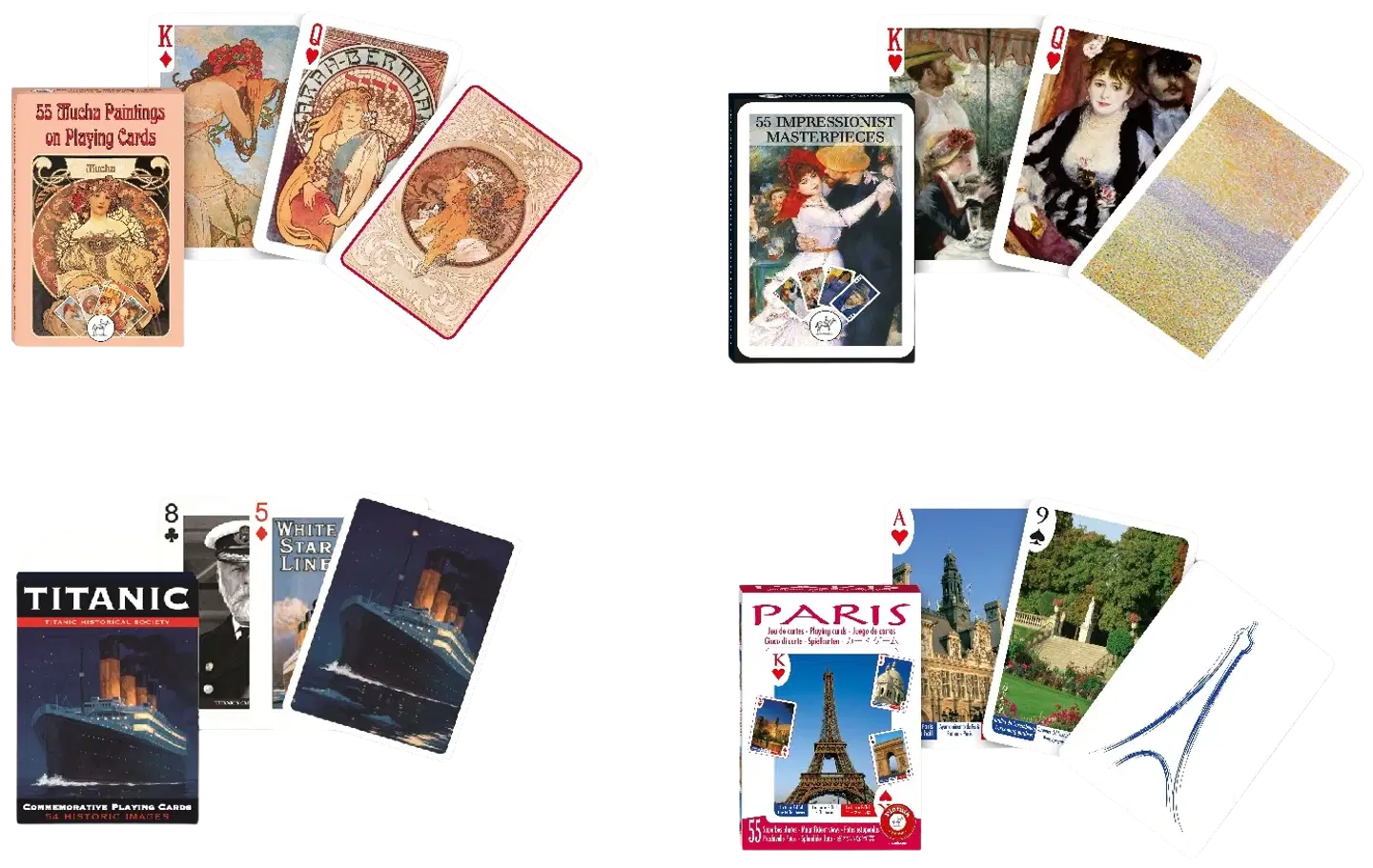 Piatnik pelikortit Collectors cards, lajitelma - 1