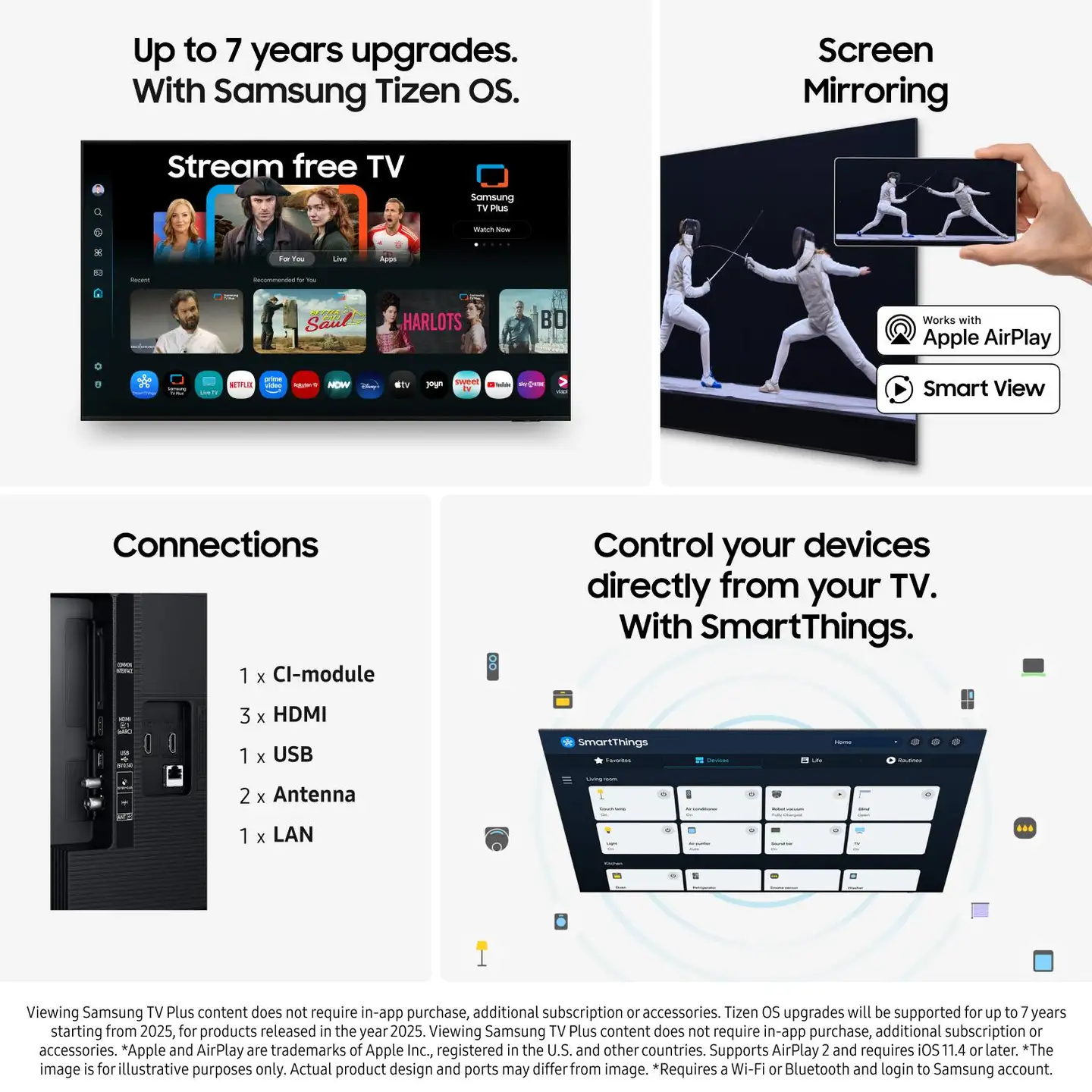Samsung 50" 4K UHD Smart LED TV TU50U7005F - 10