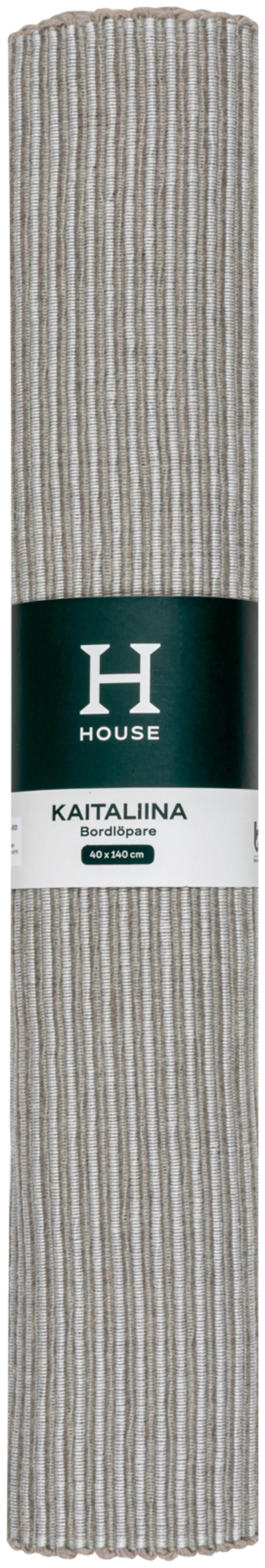 House Linnea kaitaliina 40x140 cm vaaleanharmaa - 3