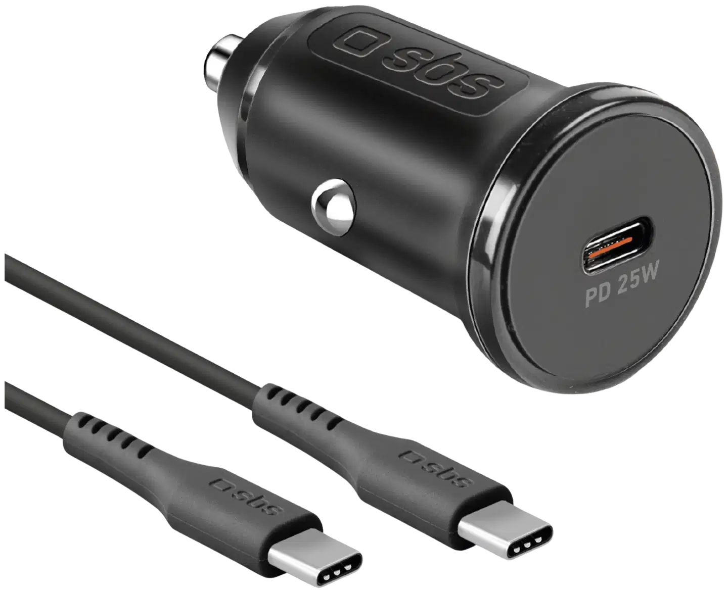 SBS autolaturi Usb-C Pd 25 W sis. Usb-C kaapelin - 1