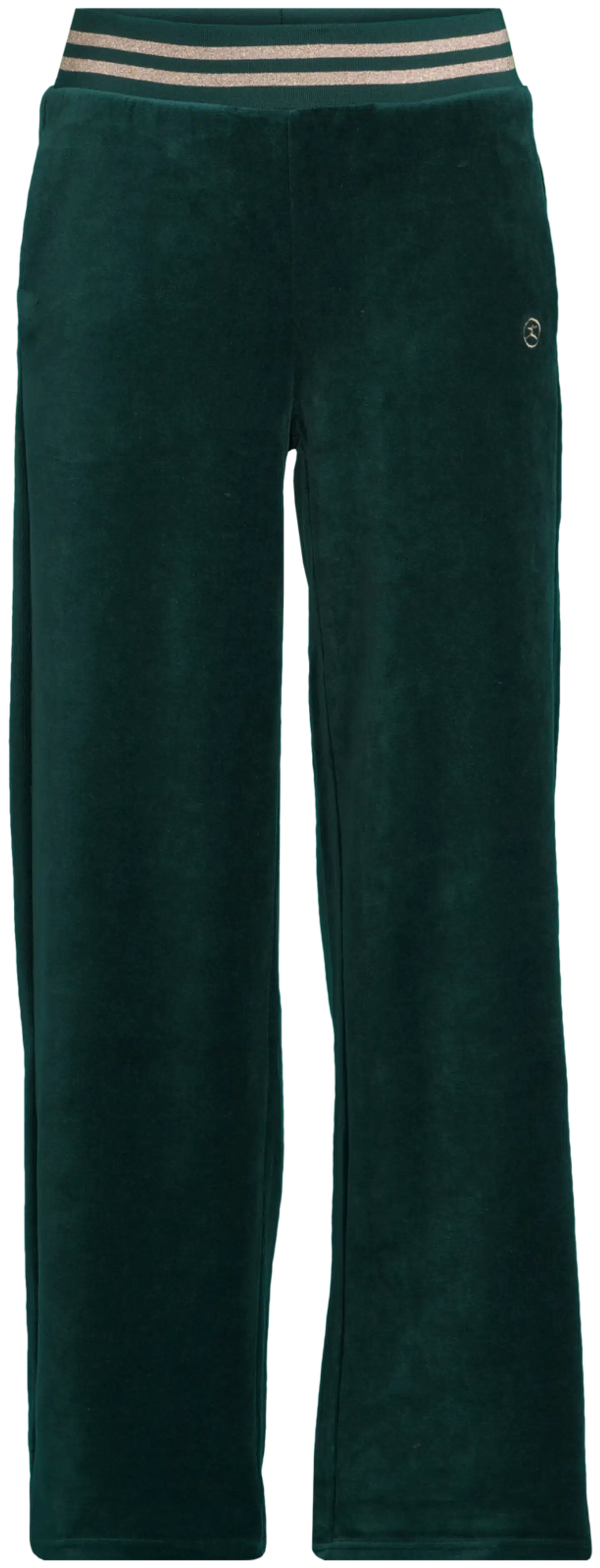 Danskin naisten leveälahkeiset velourhousut  DCA2605A - Dark Sea - 2