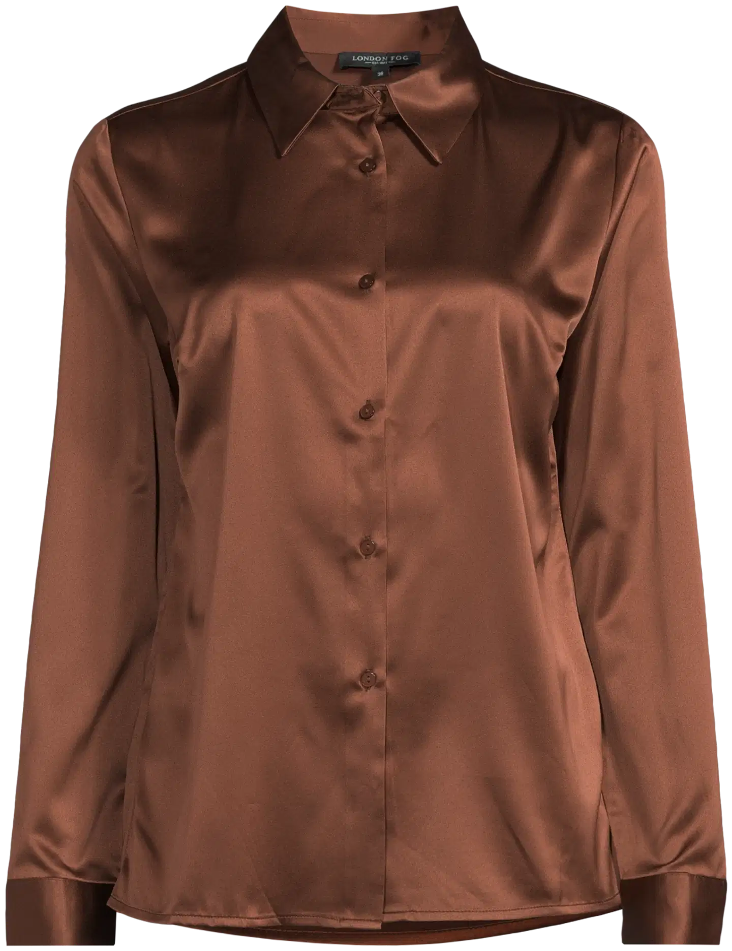 London Fog naisten kangaspusero 228L263308 - brown - 2