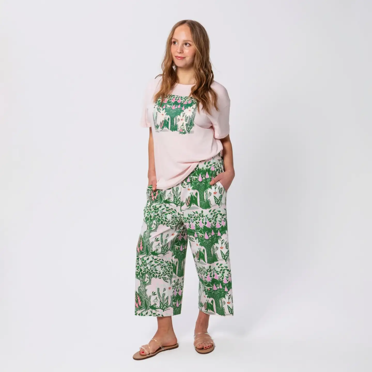 Martinex Muumi naisten culottes Seela Kevätkastanja 442 - VIHREÄ - 4