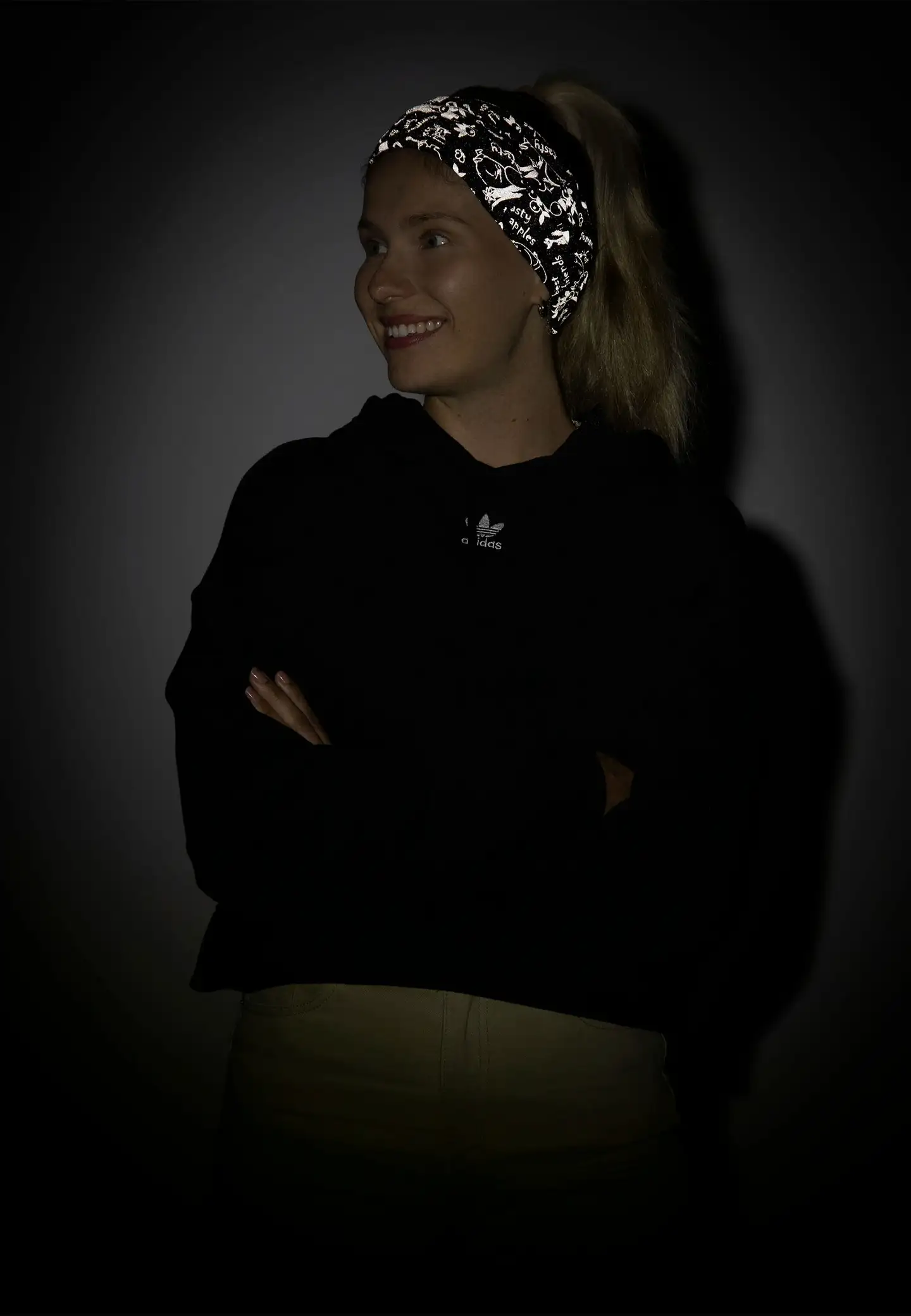 Muumi lasten heijastava tuubihuivi - BLACK - 4