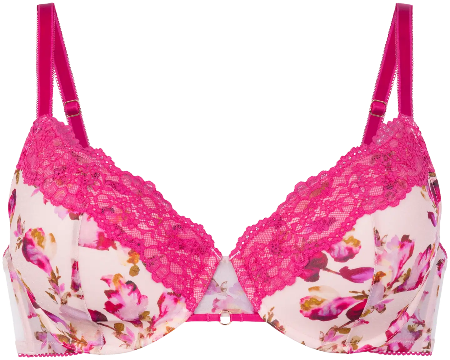 Dorina naisten topatut rintaliivit curves Darla FXTT0142 - PINK PRINT