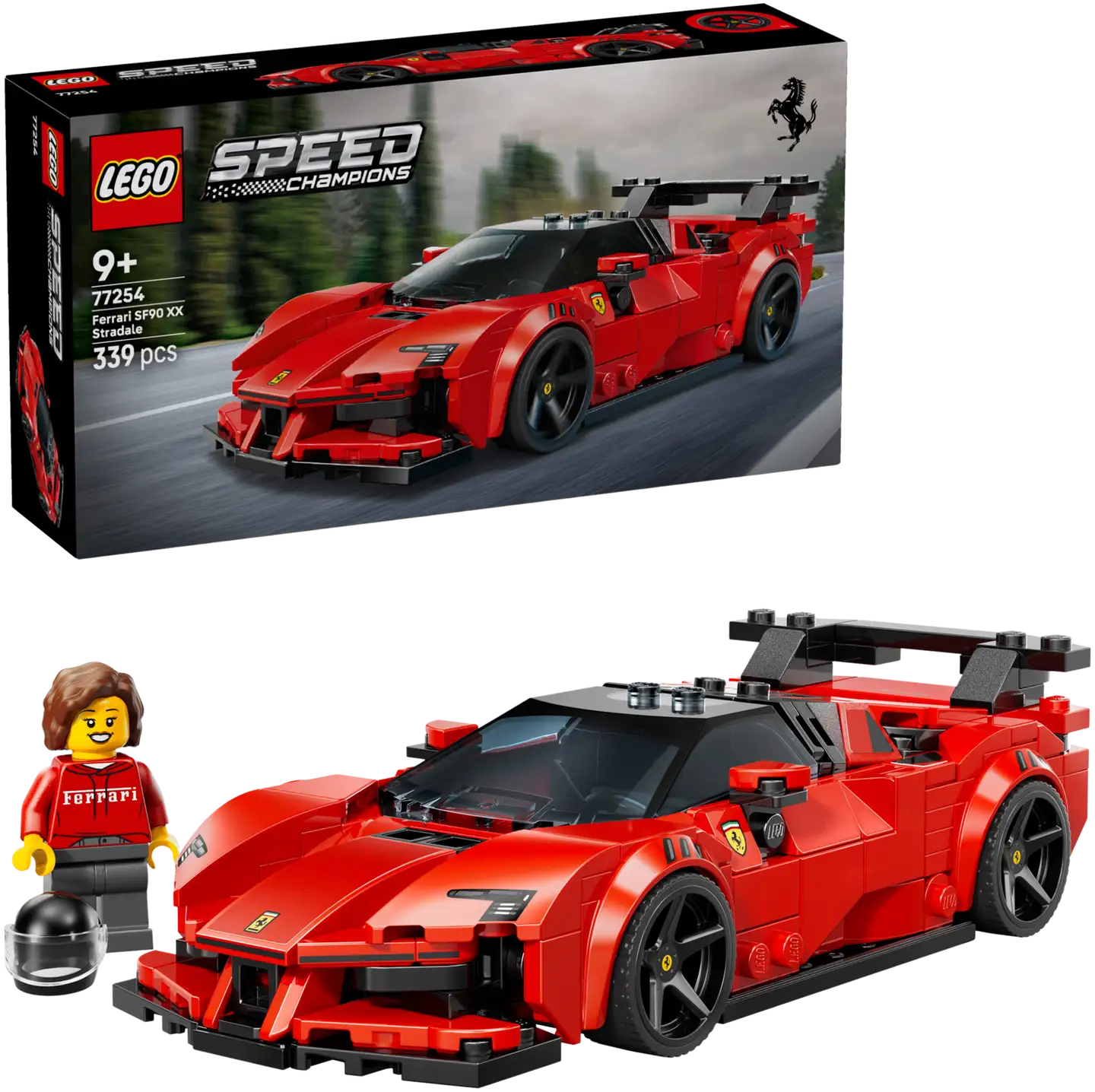 LEGO® Speed Champions 77254 Ferrari SF90 XX Stradale ‑urheiluauto - 1