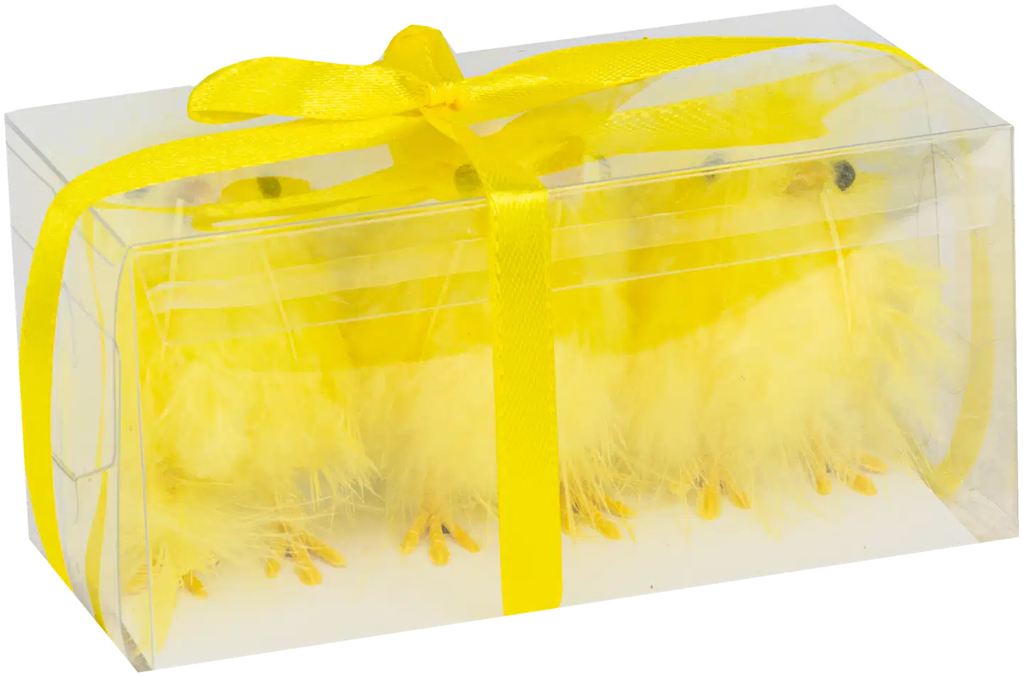 Pääsiäistipu pörrö 6 cm keltainen 3 kpl